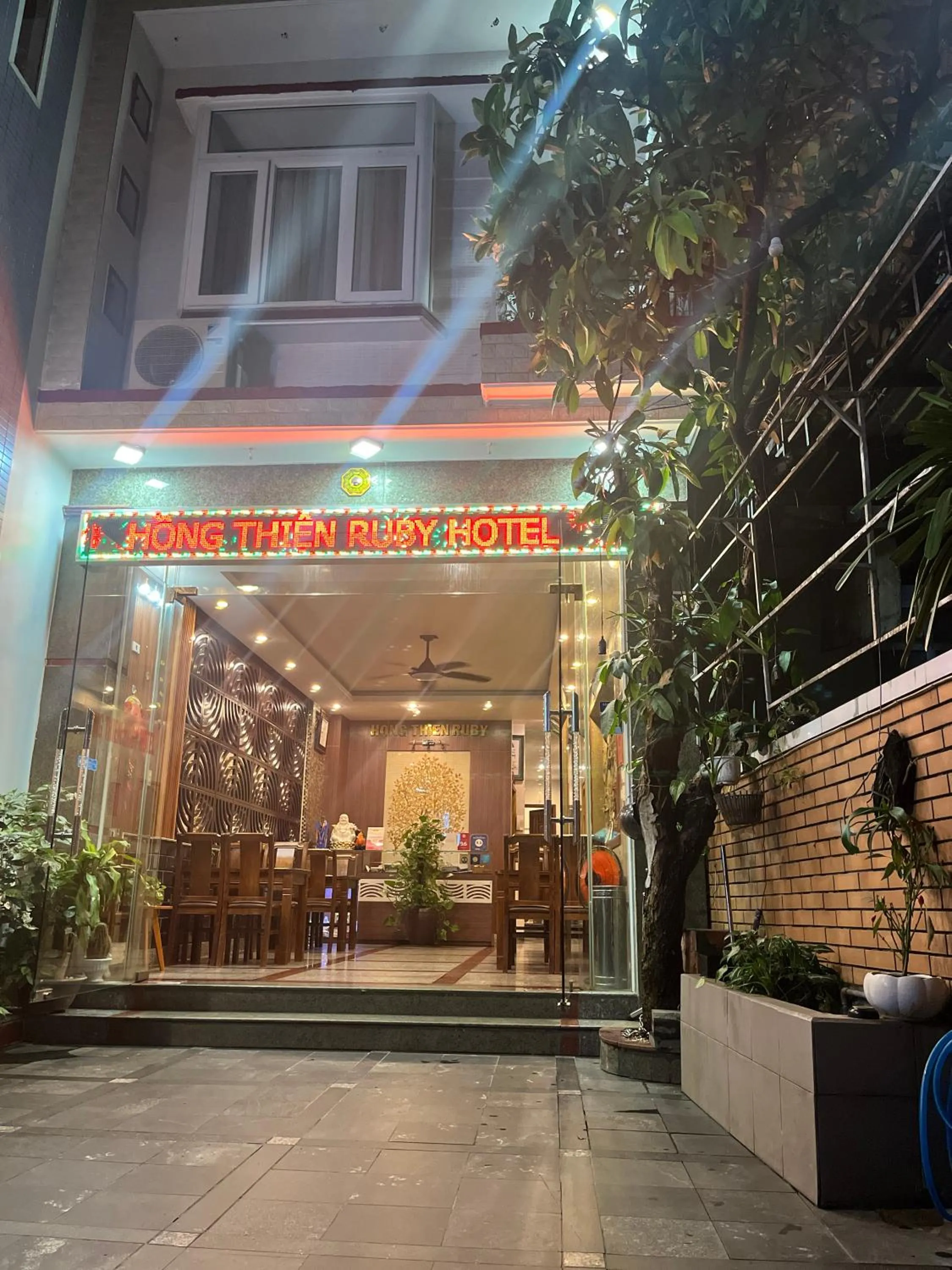 Property building in Hong Thien Ruby Hotel