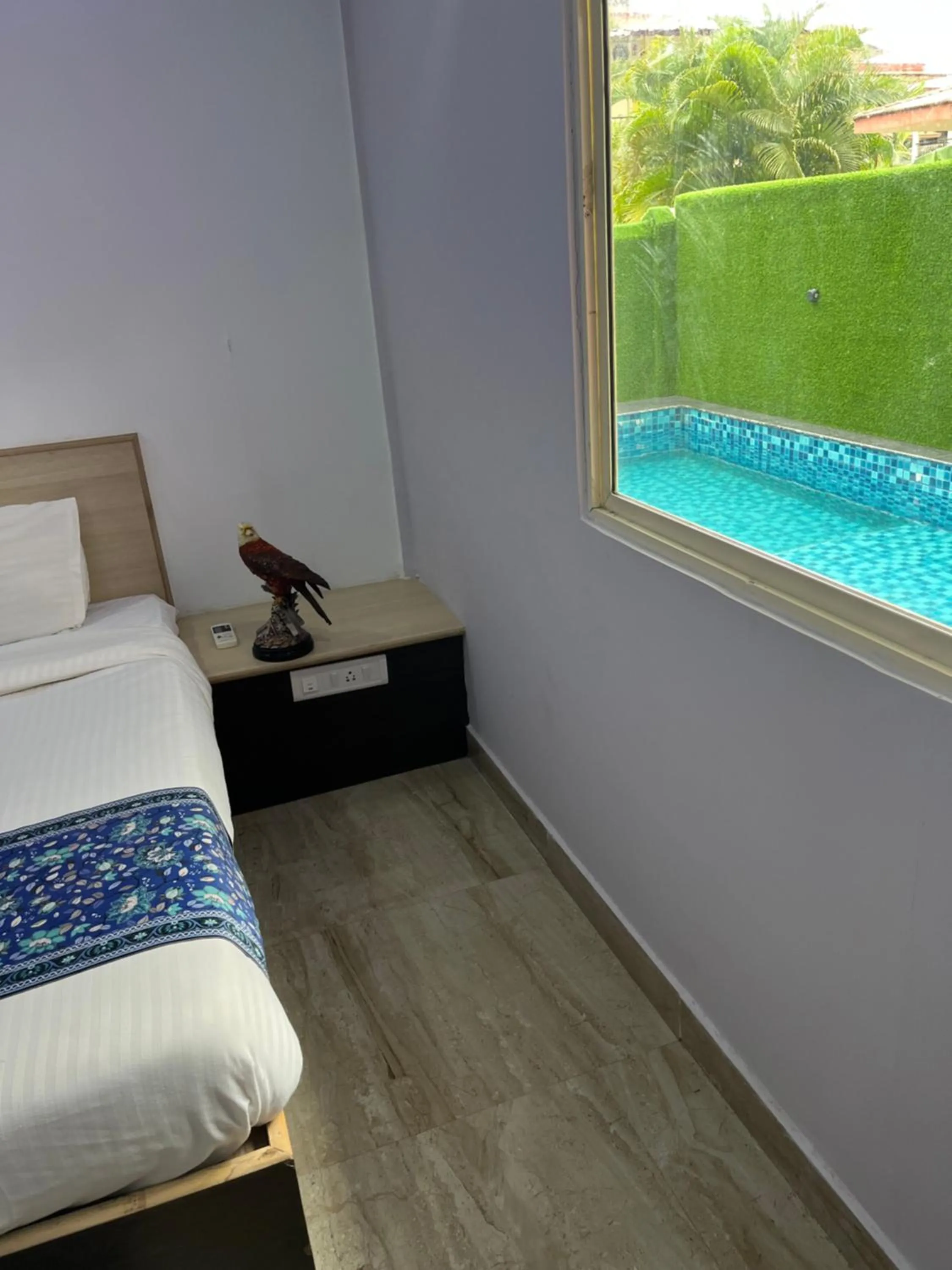 Bed in The Terra Hotel North Goa