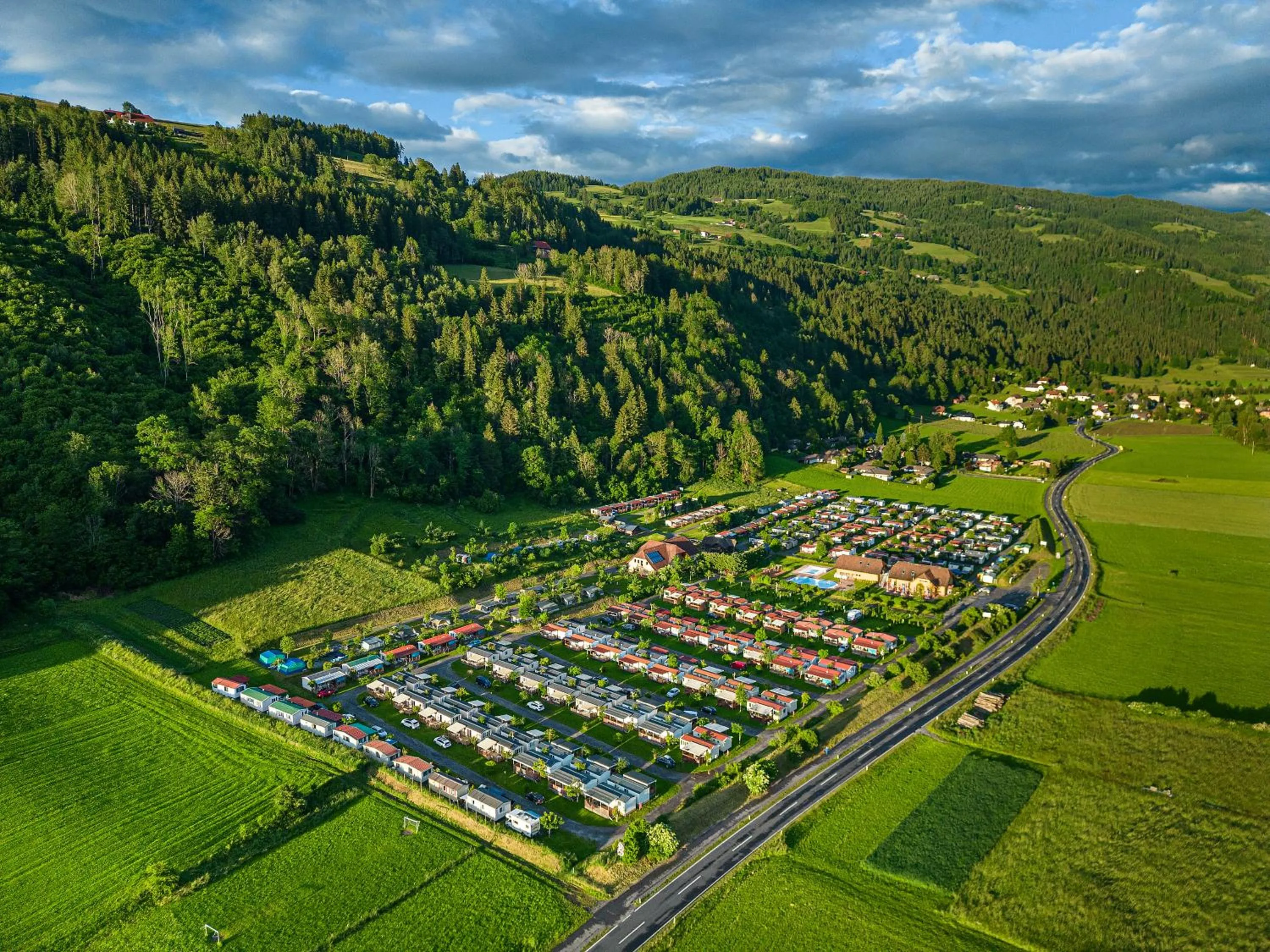 Albatross Mobile Homes on Camping Bella Austria
