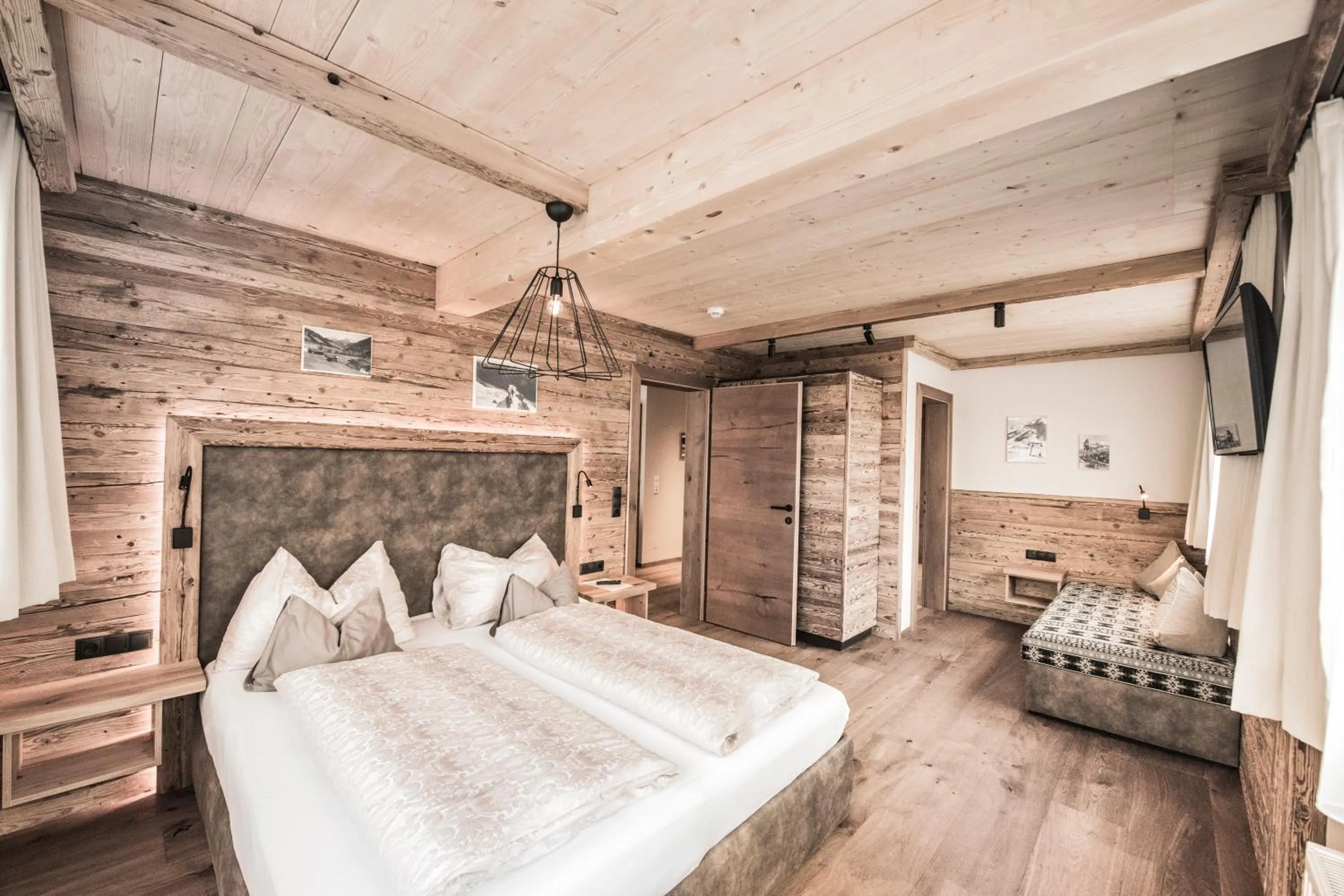 Bed in Ferienhof Ausserbrente
