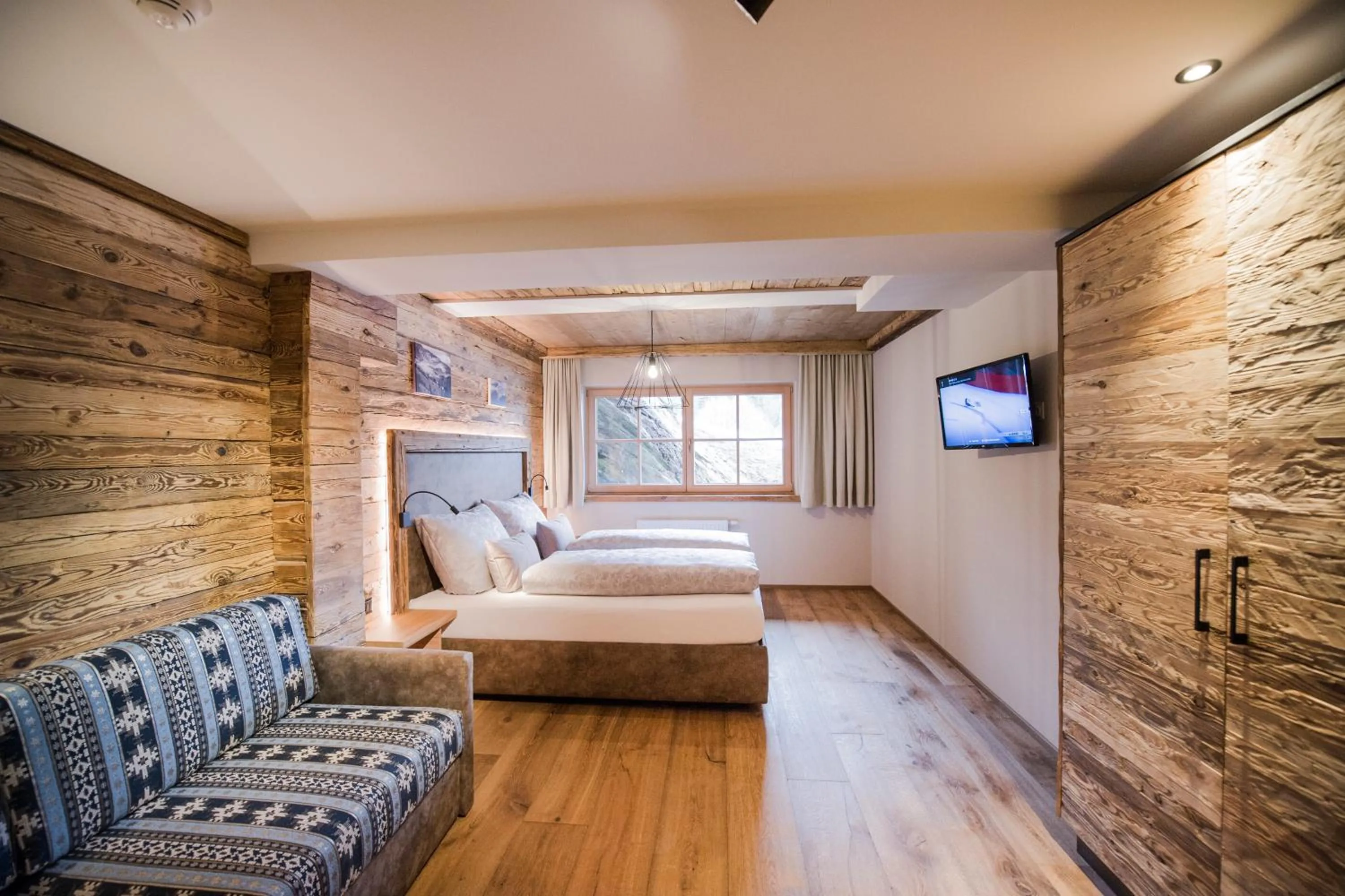 Bed in Ferienhof Ausserbrente
