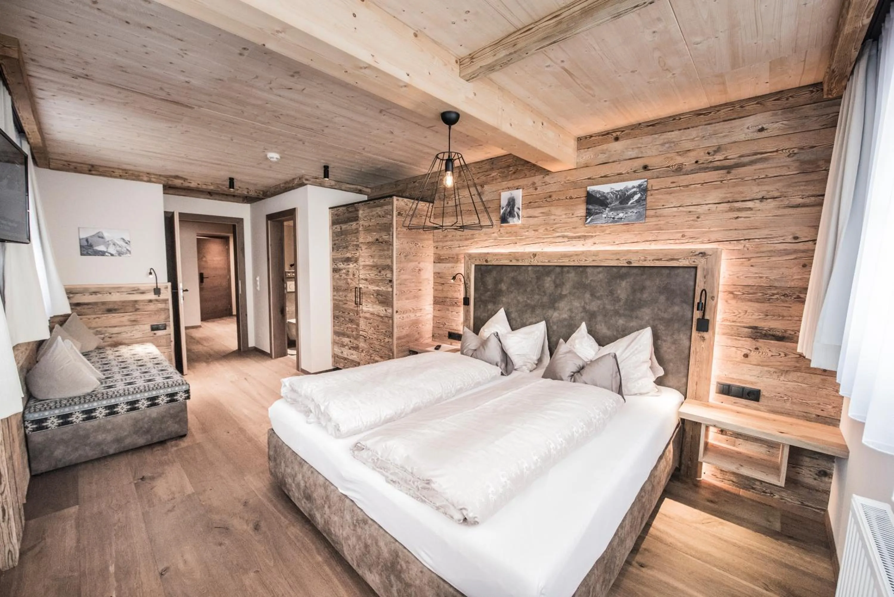 Bed in Ferienhof Ausserbrente