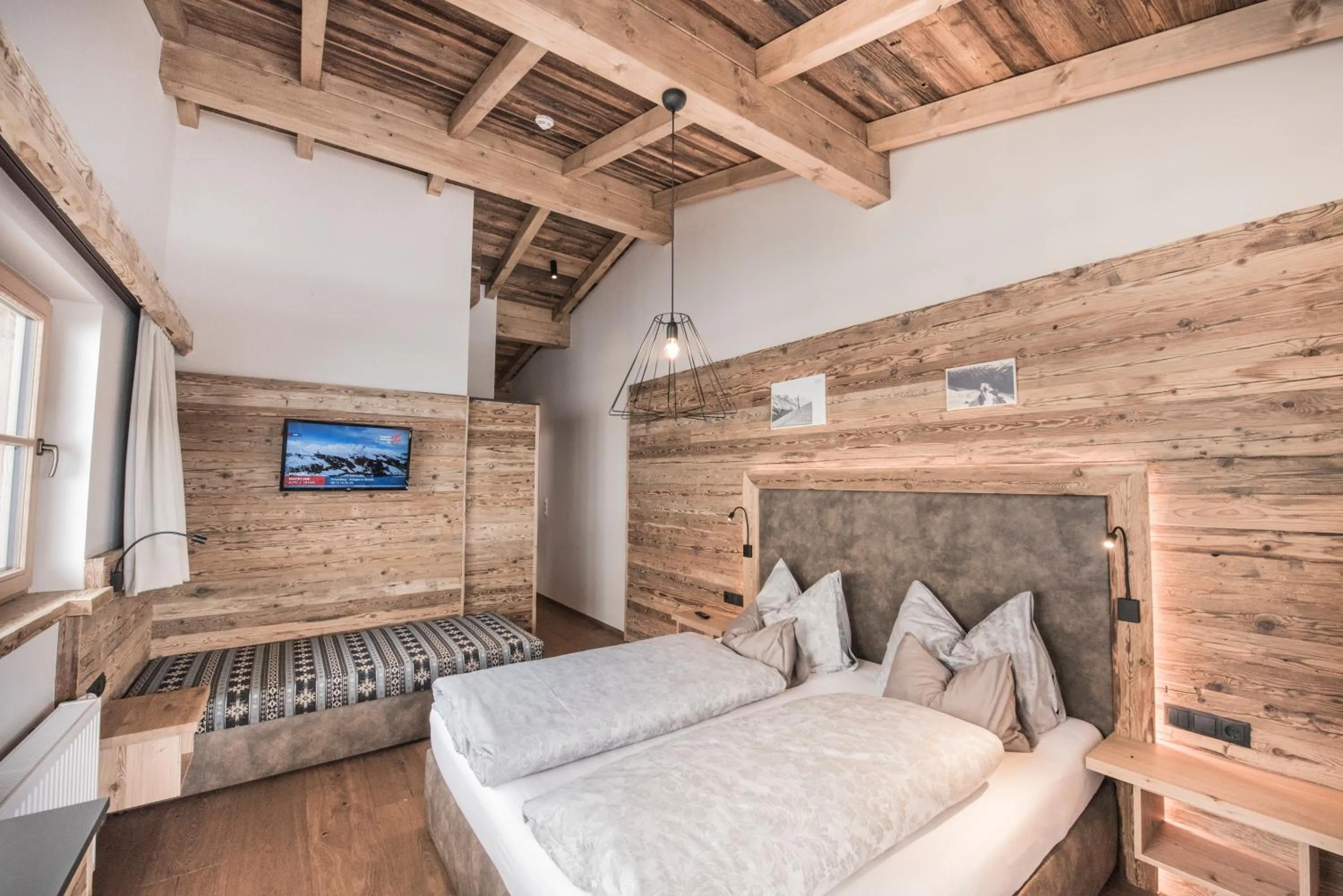Bed in Ferienhof Ausserbrente