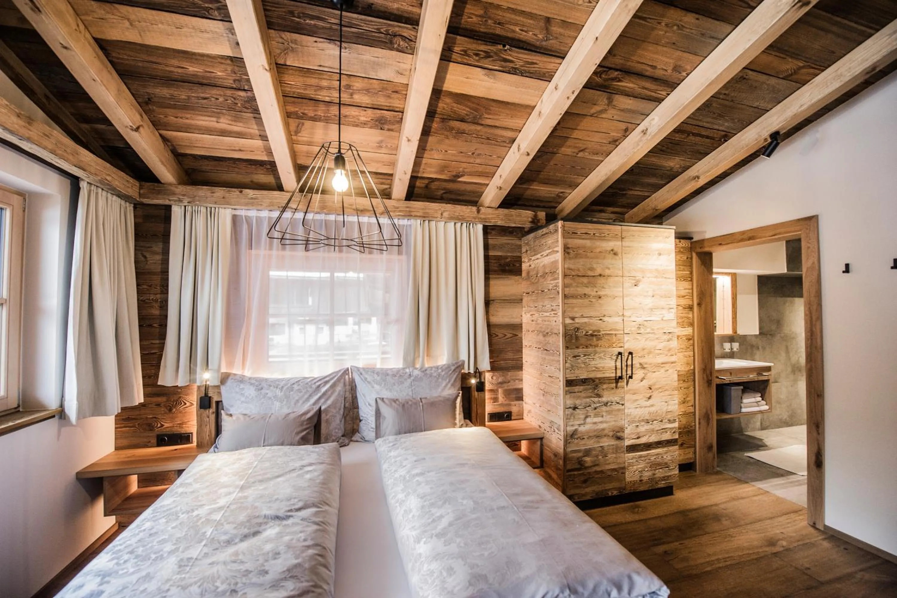 Bed in Ferienhof Ausserbrente
