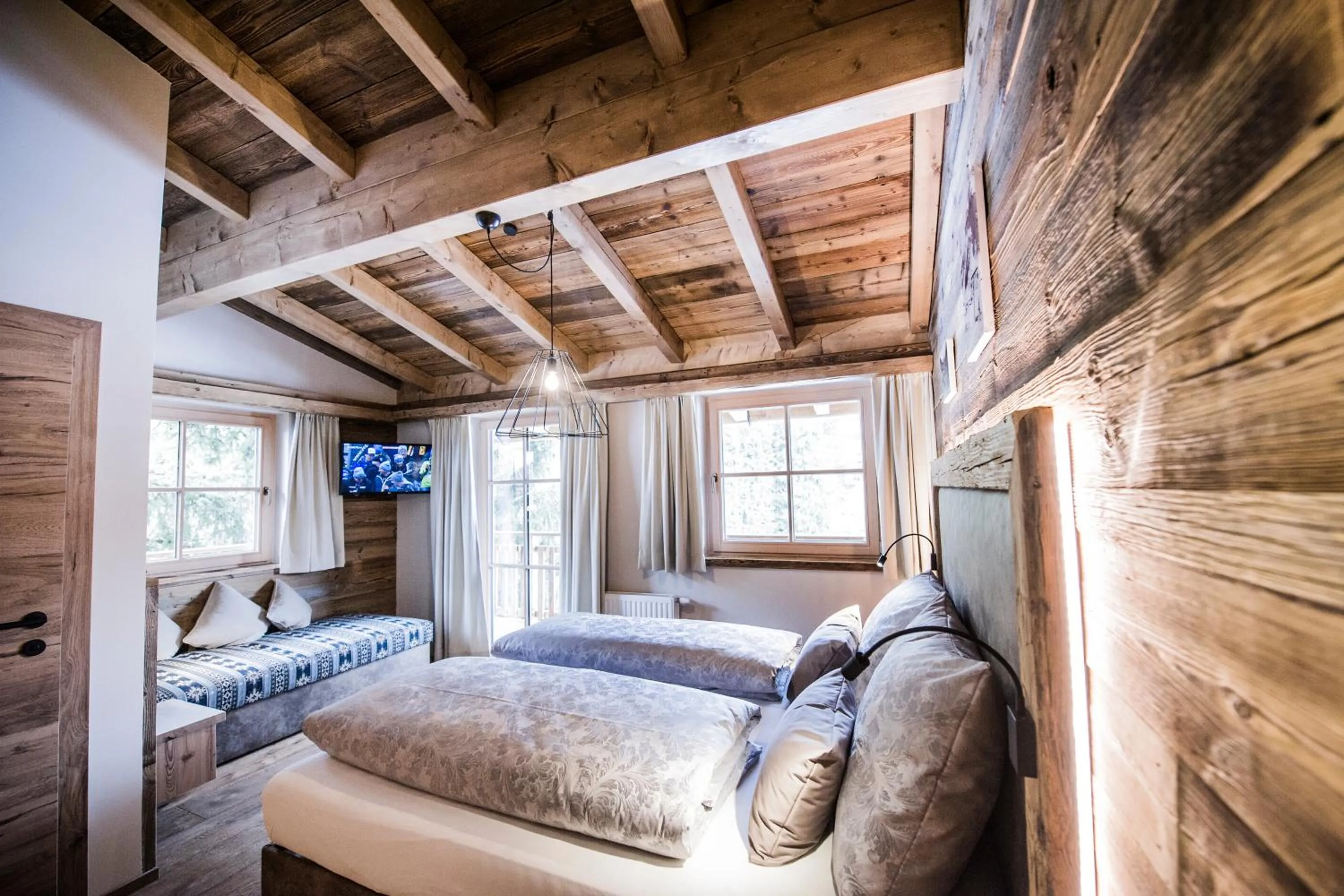 Bed in Ferienhof Ausserbrente