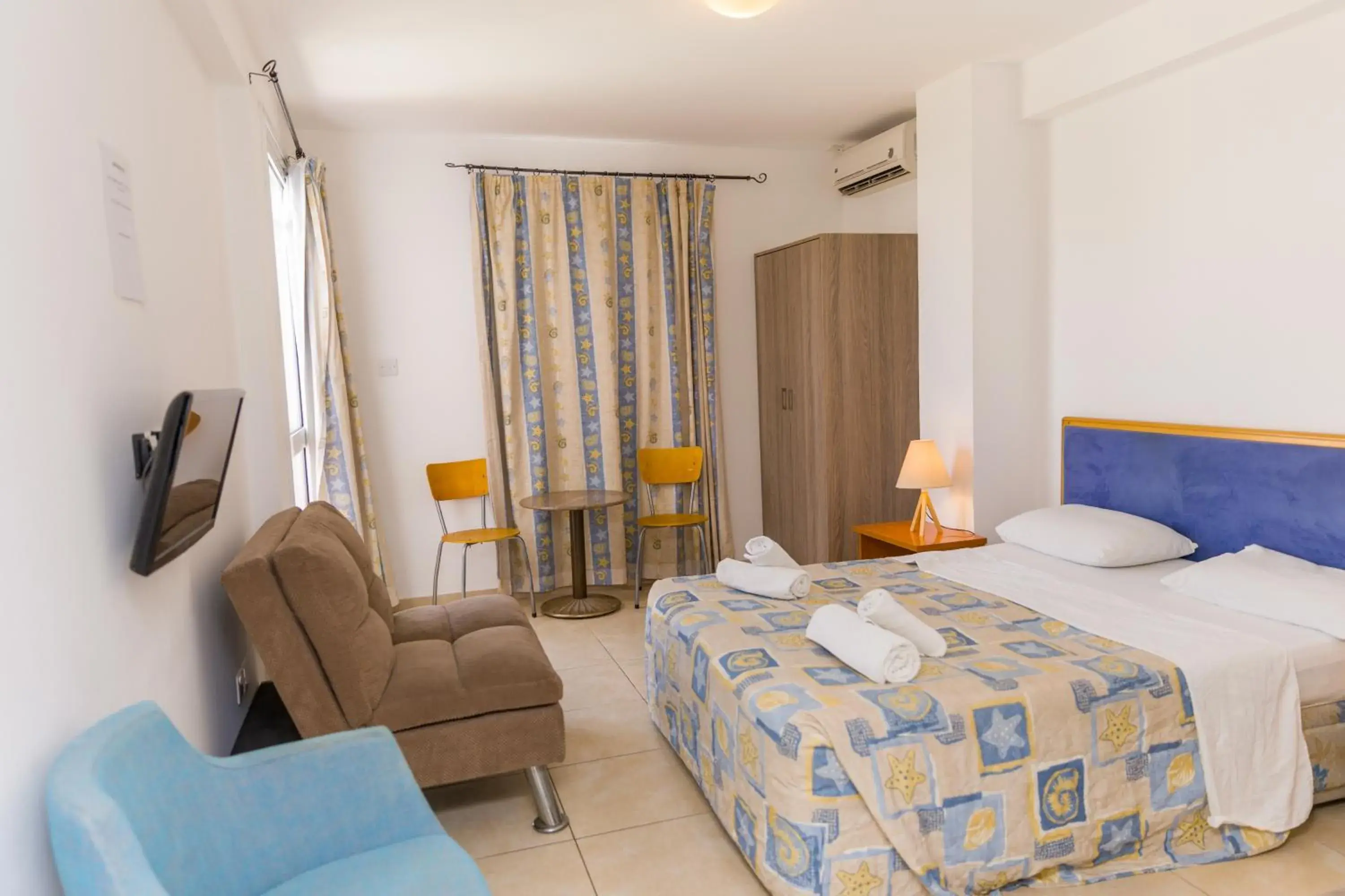 Bedroom, Bed in Alecos Hotel Apartments Bedroom, Bed in Alecos Hotel Apartments