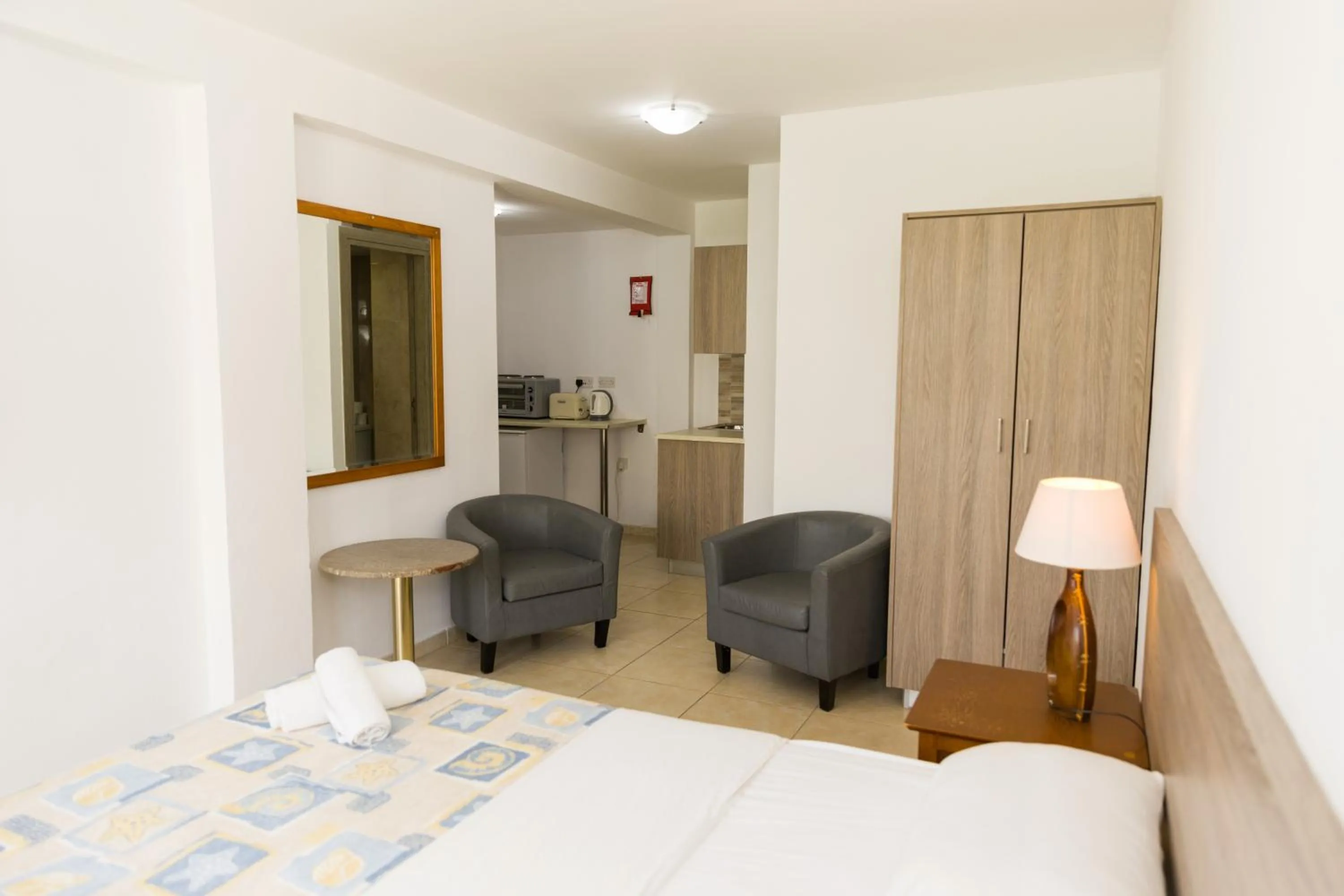 Photo of the whole room, Bed in Alecos Hotel Apartments