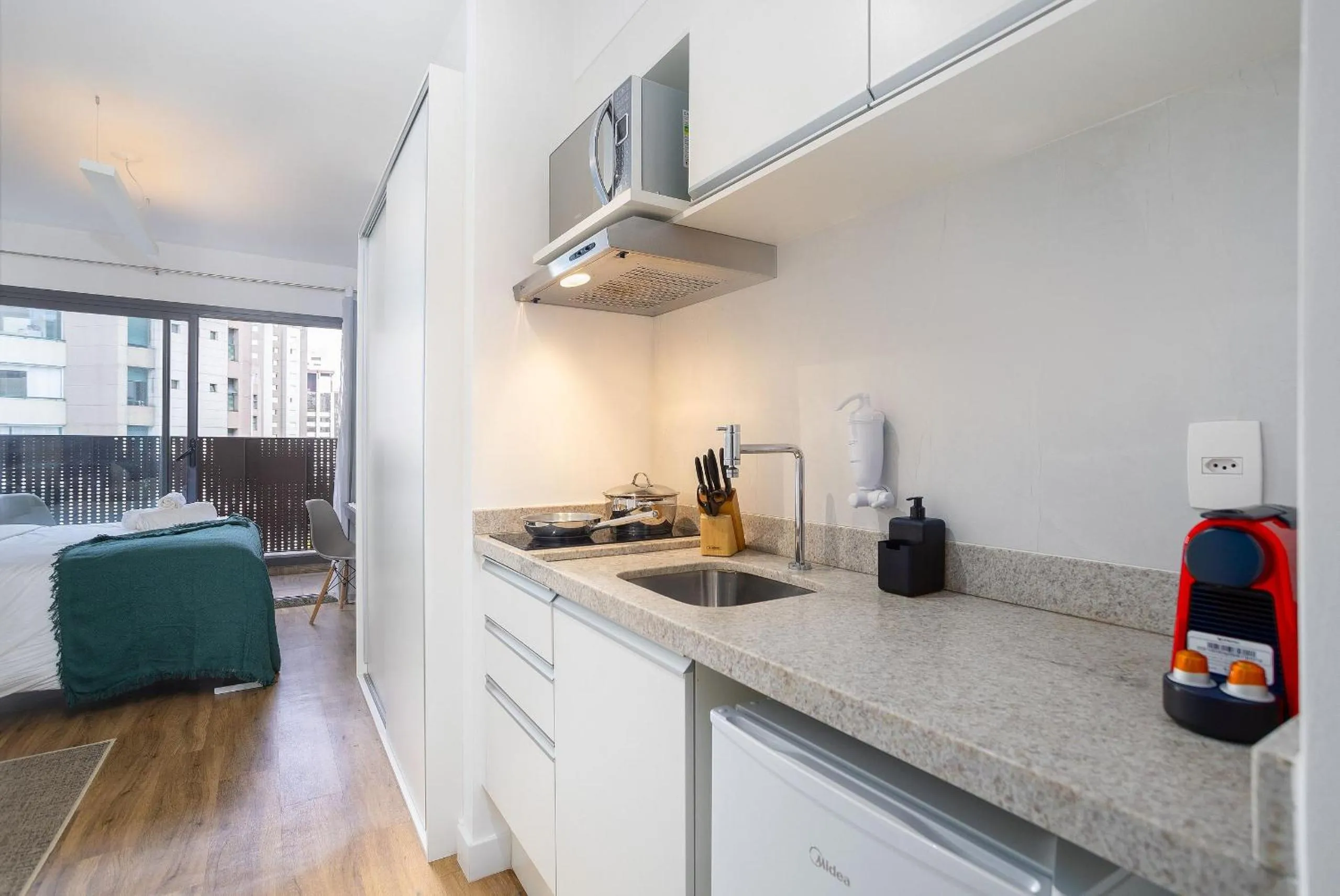 Kitchen or kitchenette in Walk Moema