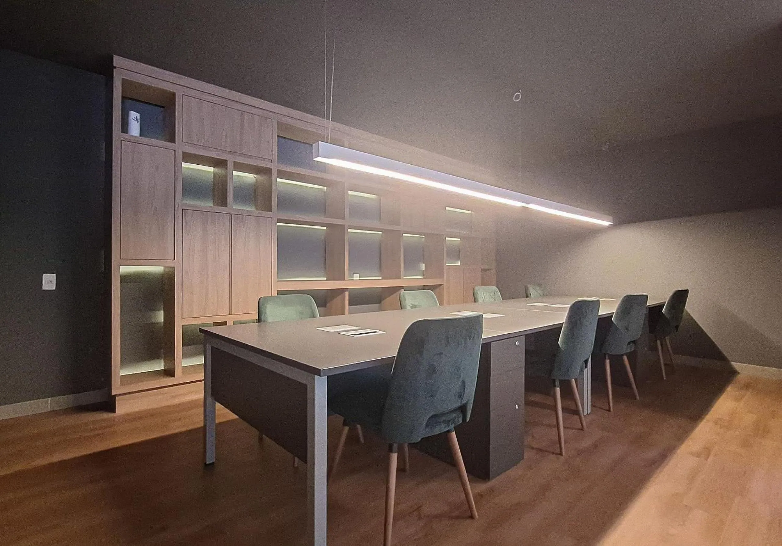 Seating area in Walk Moema