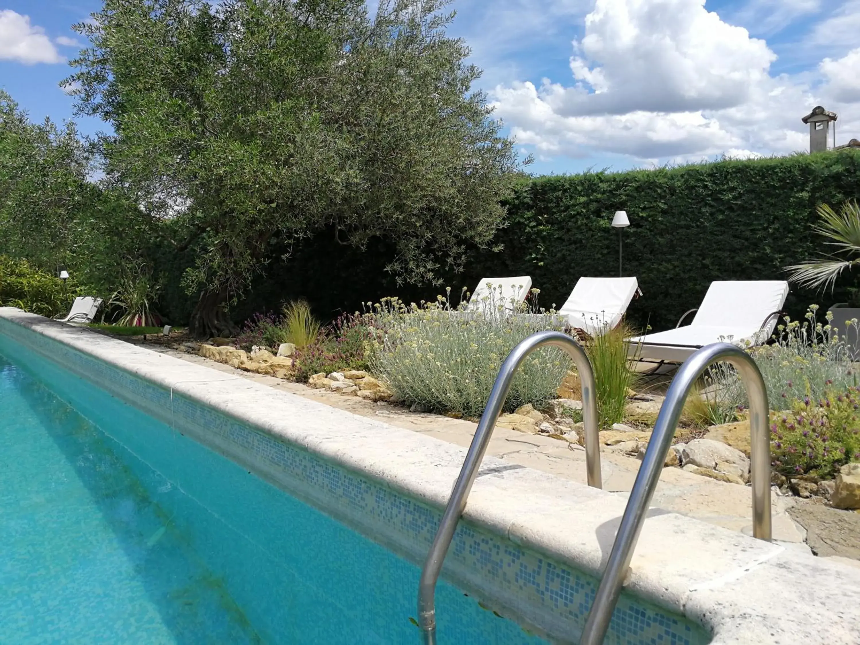 Patio in La Bastide des Mûriers Patio in La Bastide des Mûriers