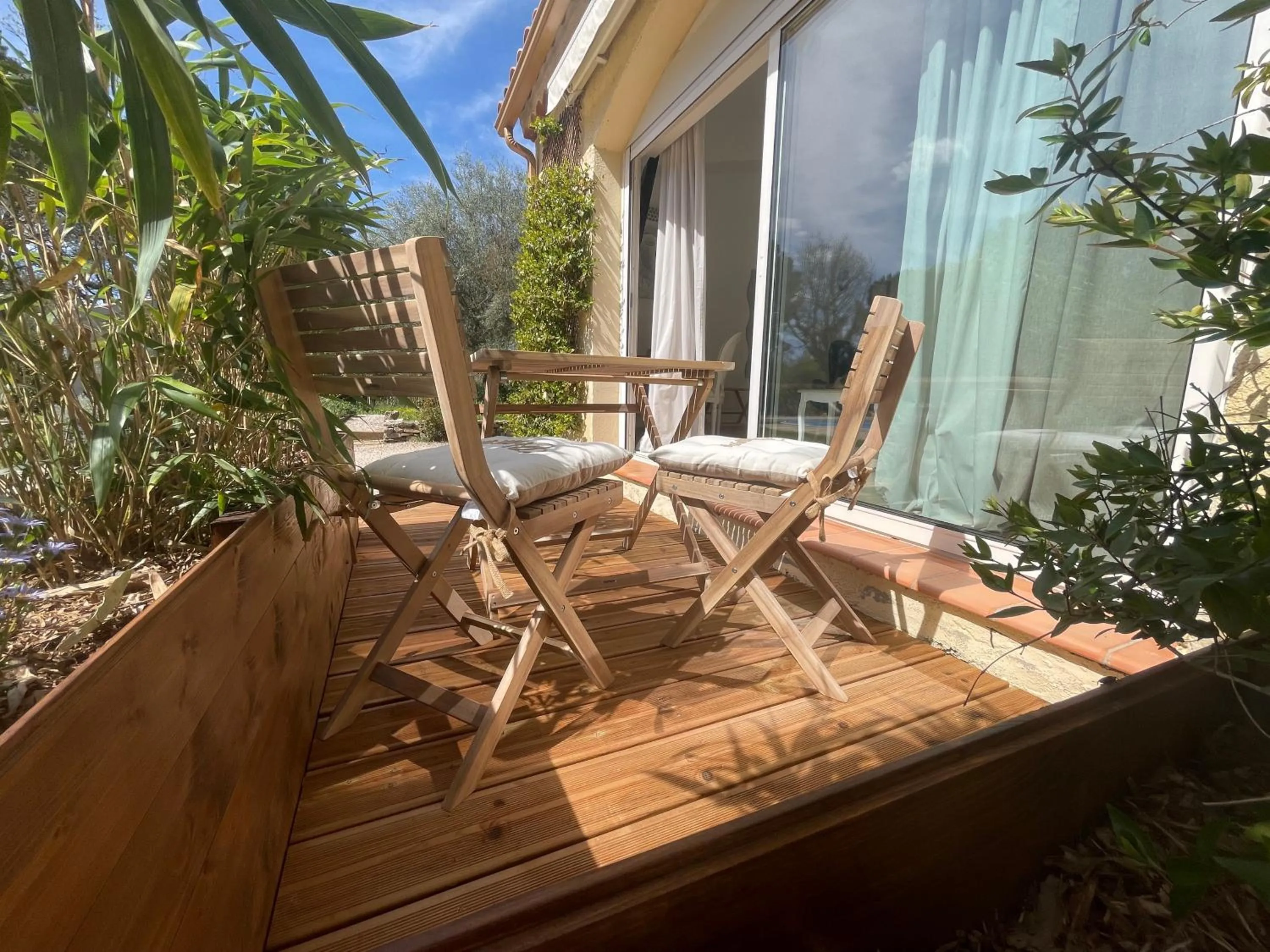 Patio in La maison de la Cigale
