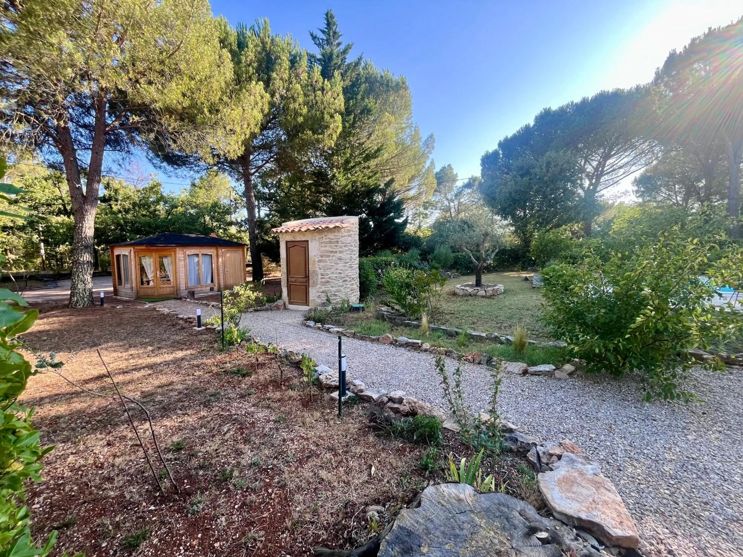 Garden in La maison de la Cigale