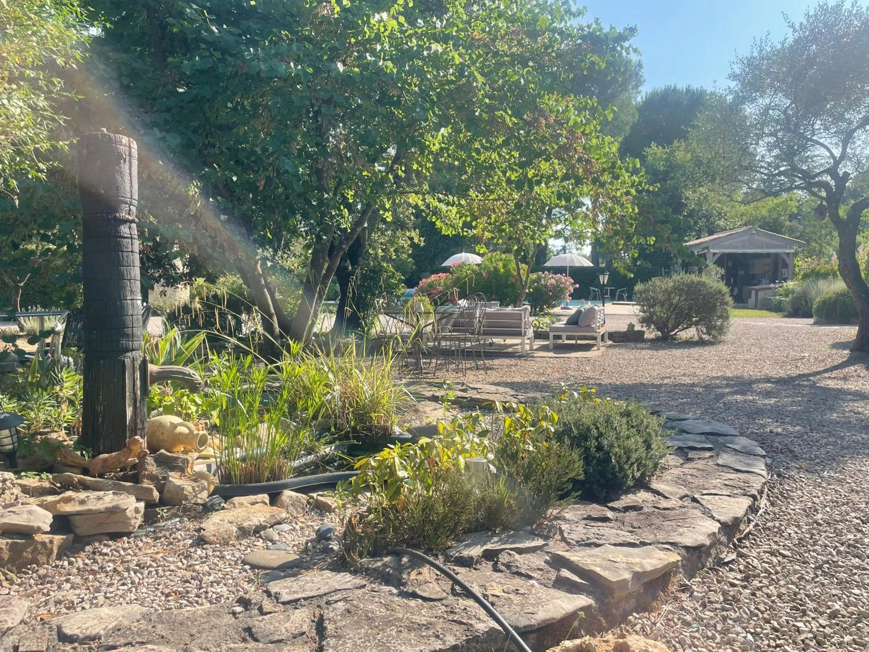 Garden in La maison de la Cigale