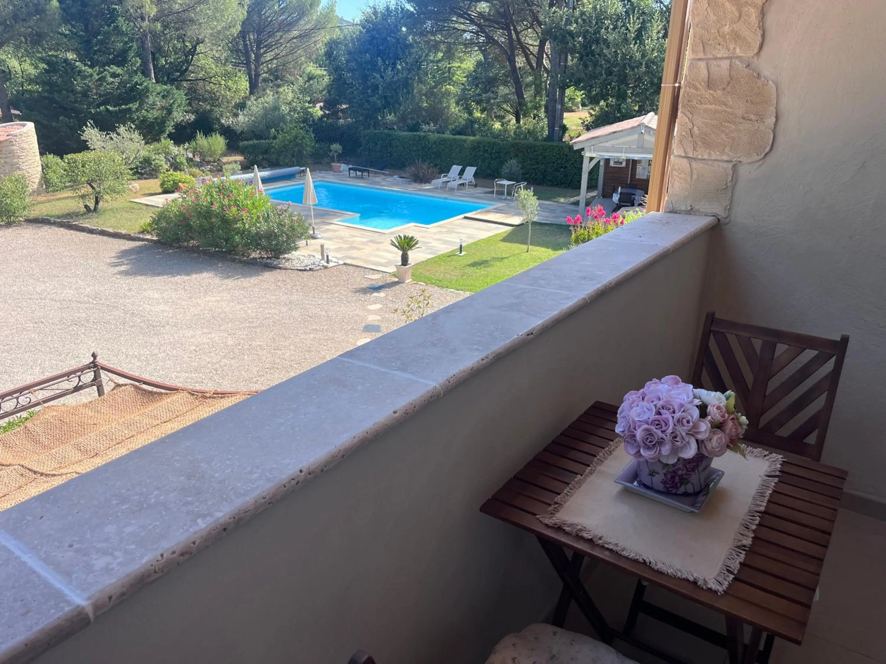 Balcony/Terrace in La maison de la Cigale