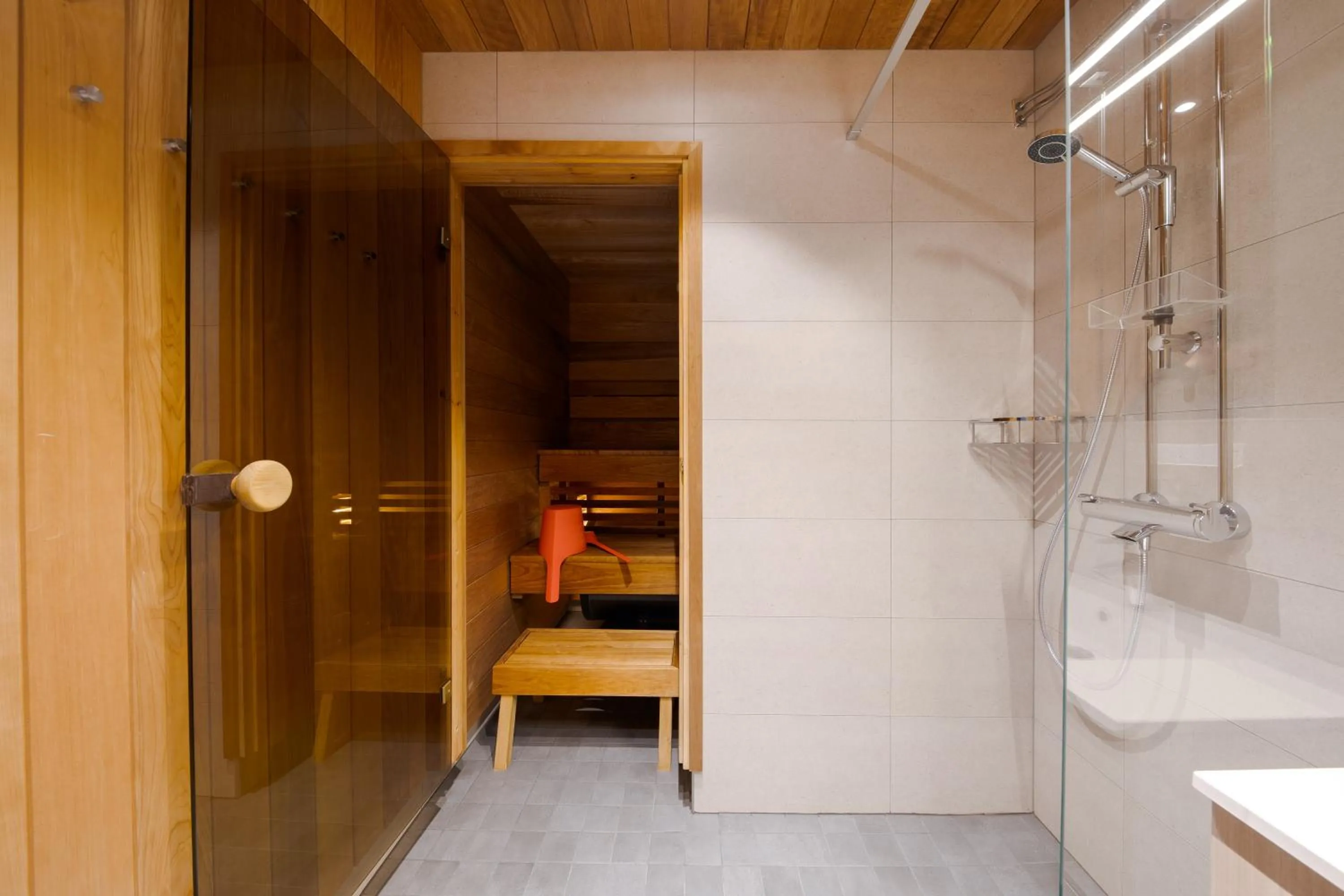 Sauna in Levilehto Apartments