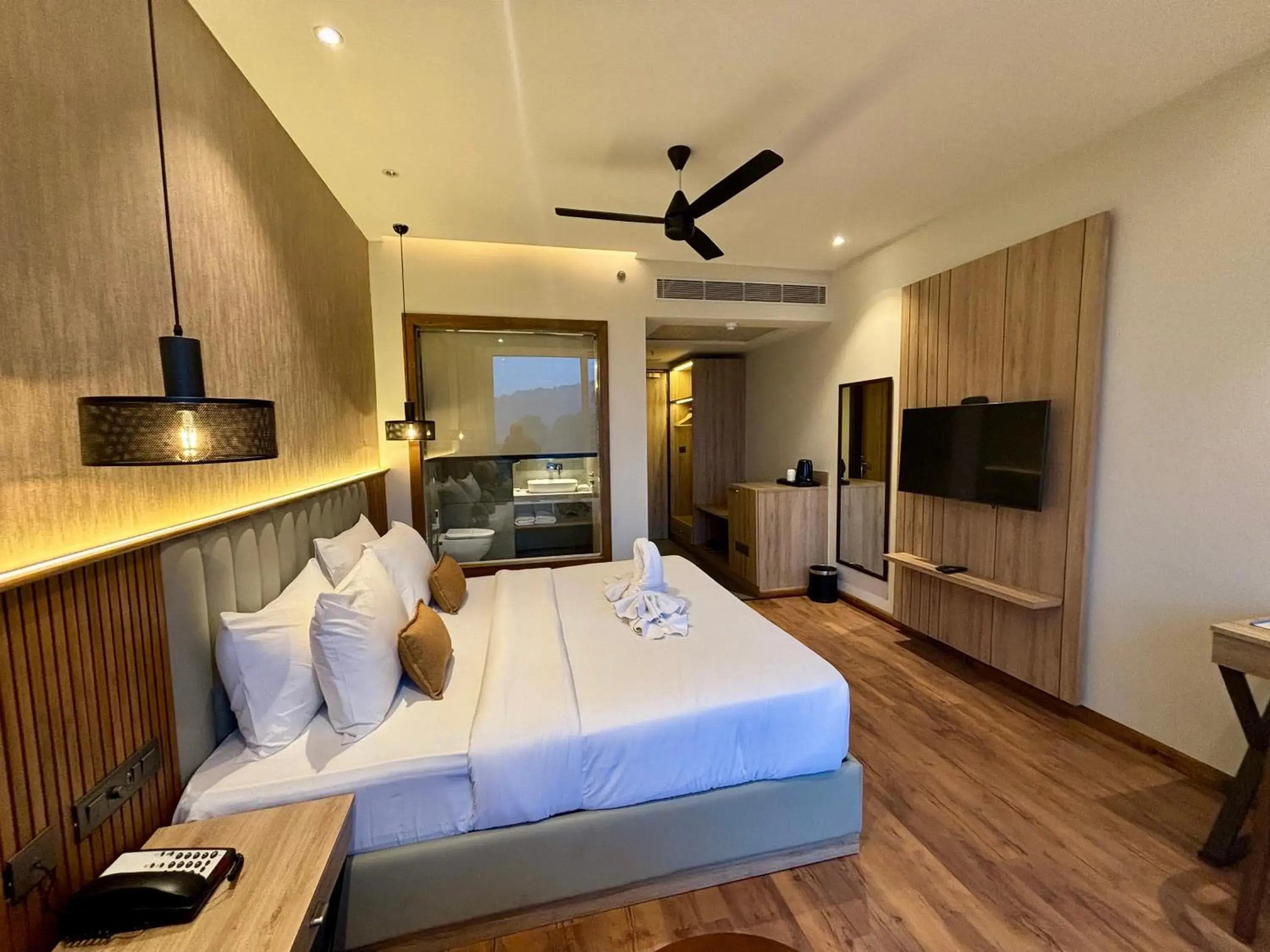 Bed in ARNISA Kasauli - A Boutique Hotel Bed in ARNISA Kasauli - A Boutique Hotel