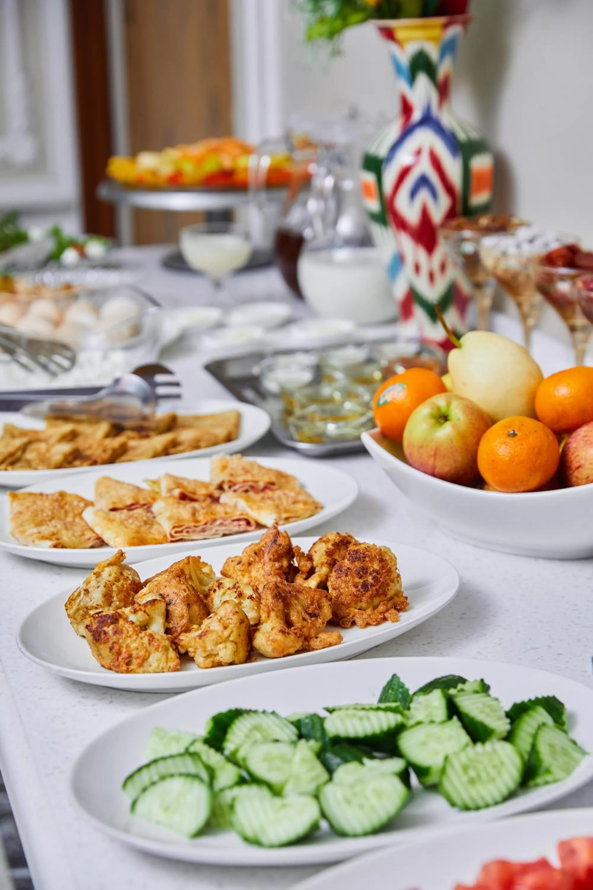 Buffet breakfast in Art Plaza Hotel