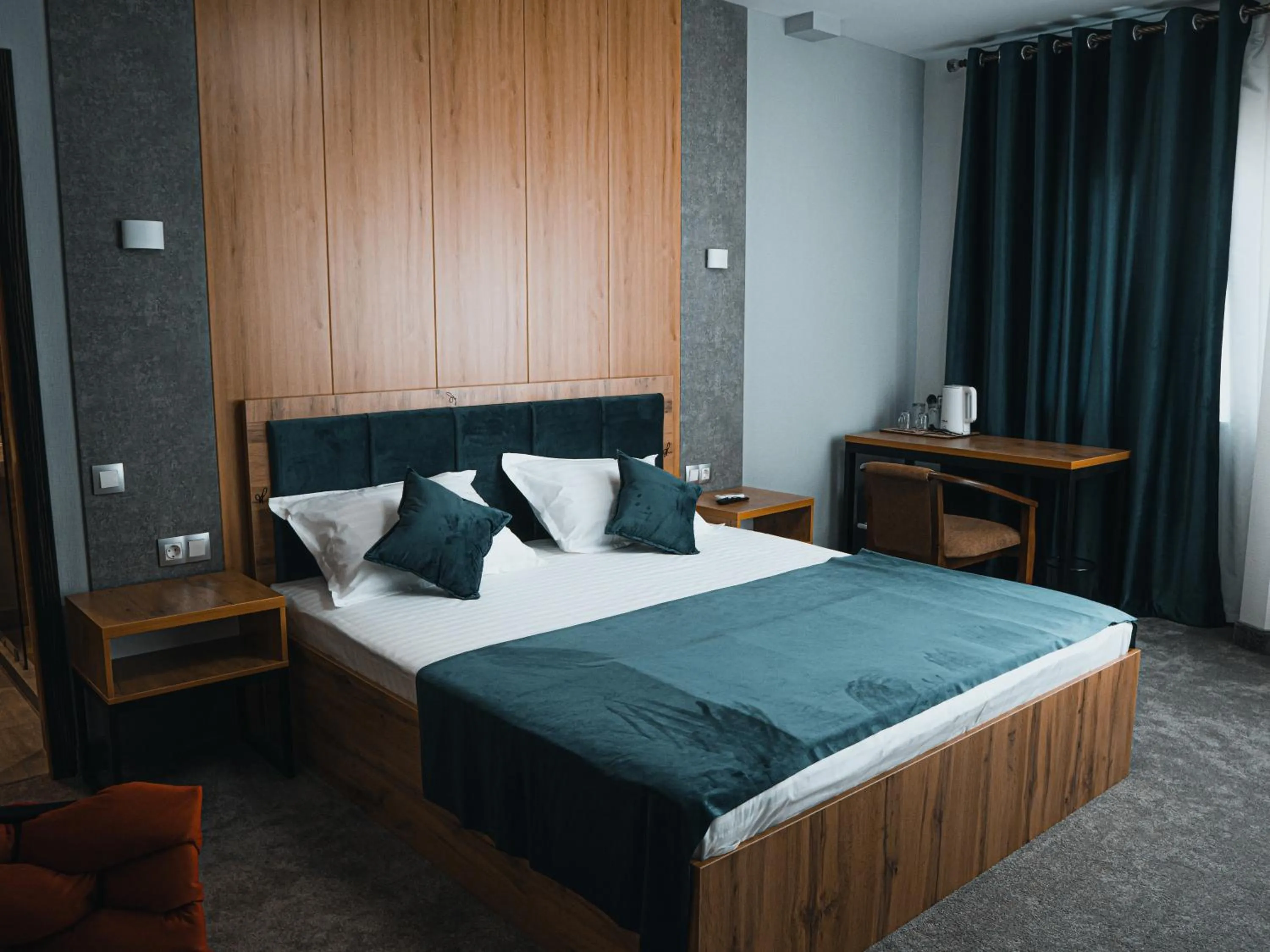 Bed in Art Plaza Hotel