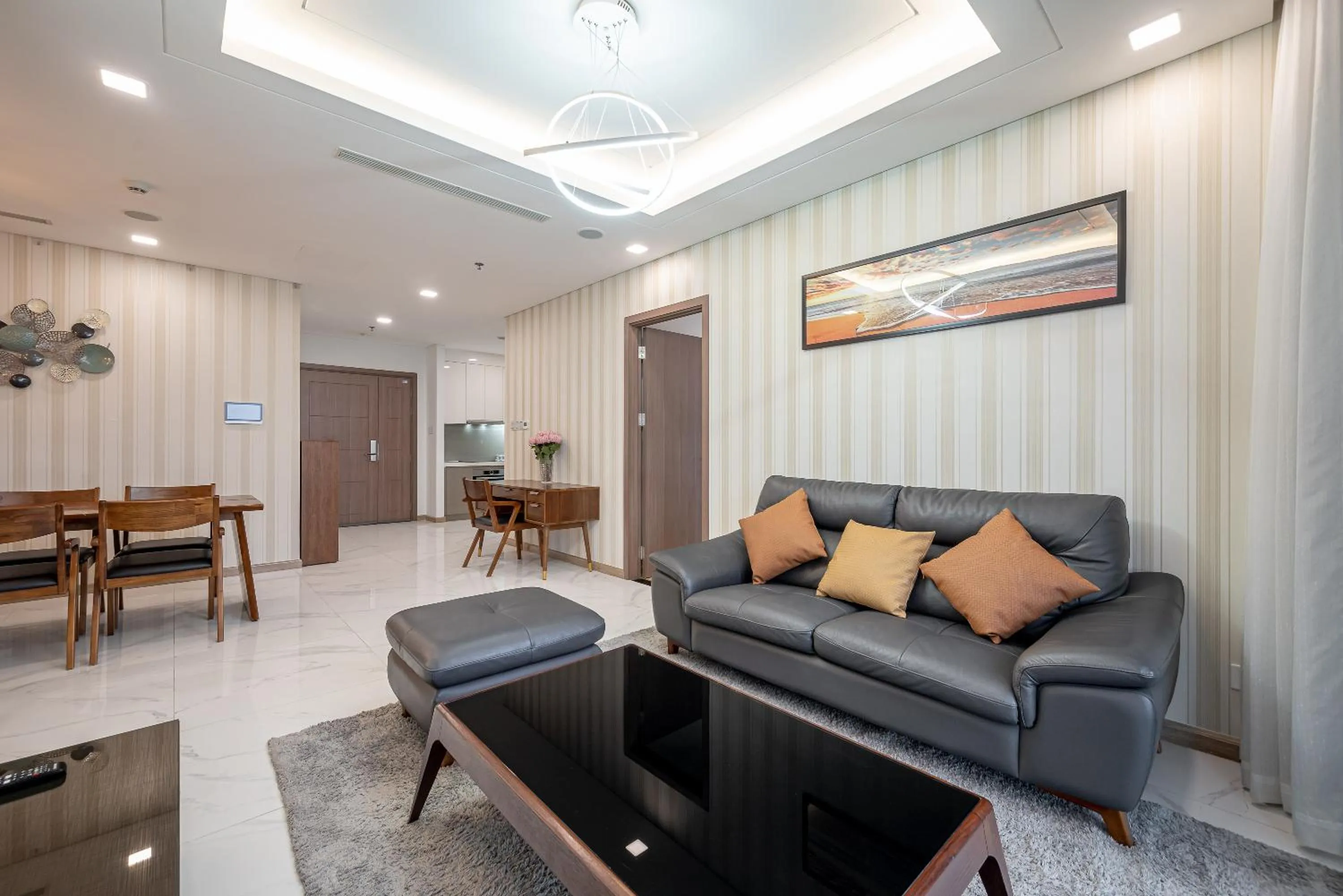 TV and multimedia in CeLaVie Serviced Apartment - The Vinhomes and Landmark