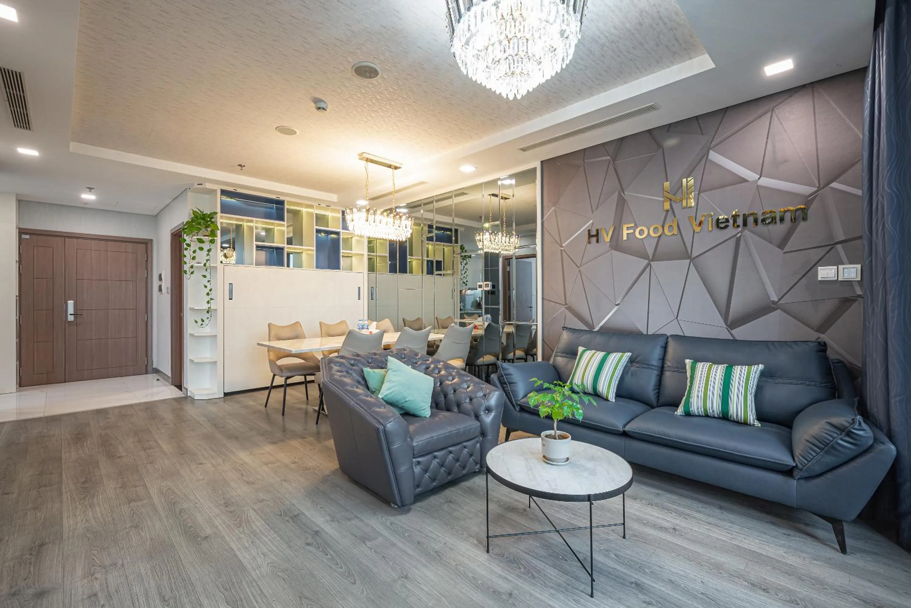 Living room in CeLaVie Serviced Apartment - The Vinhomes and Landmark