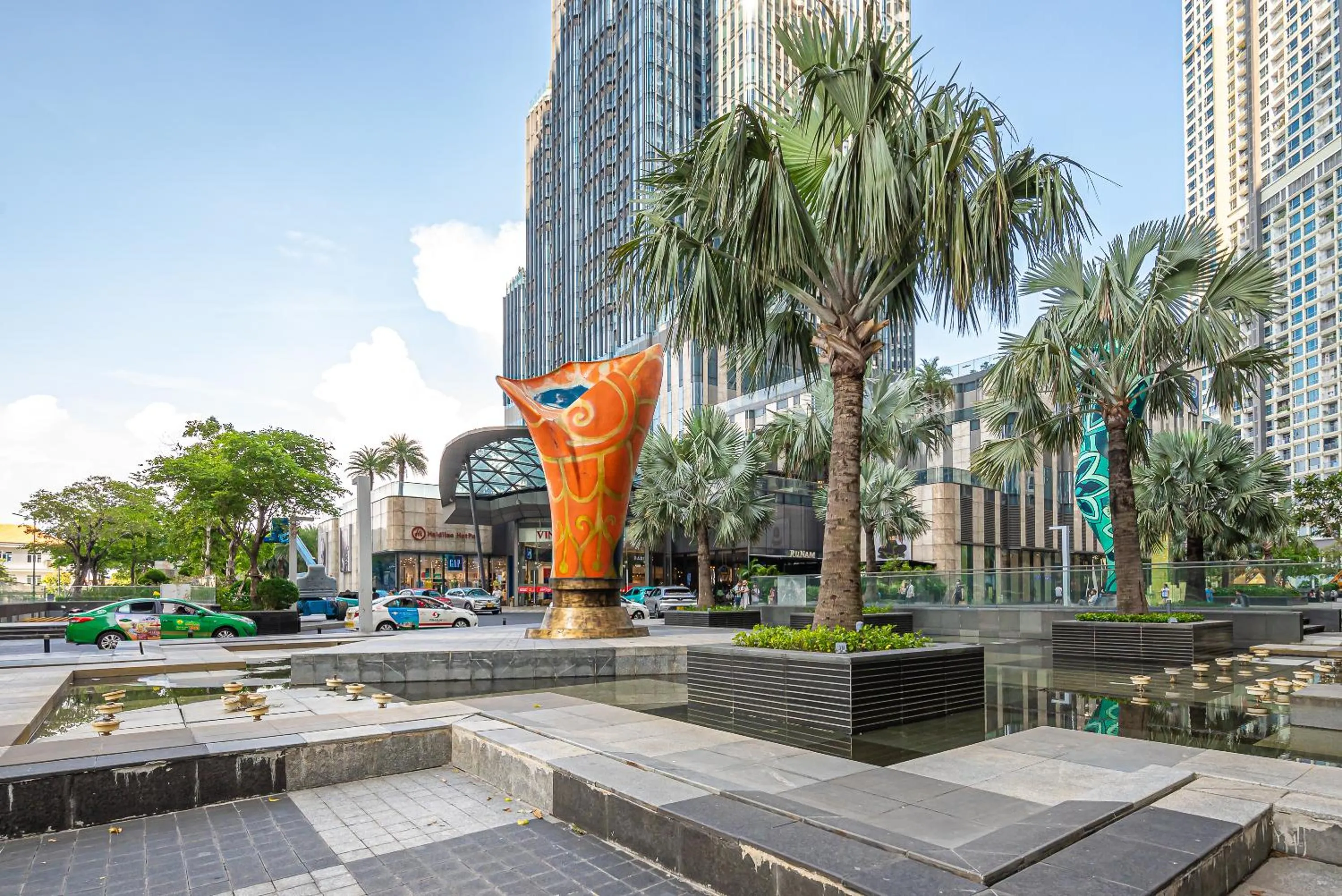 City view in CeLaVie Serviced Apartment - The Vinhomes and Landmark