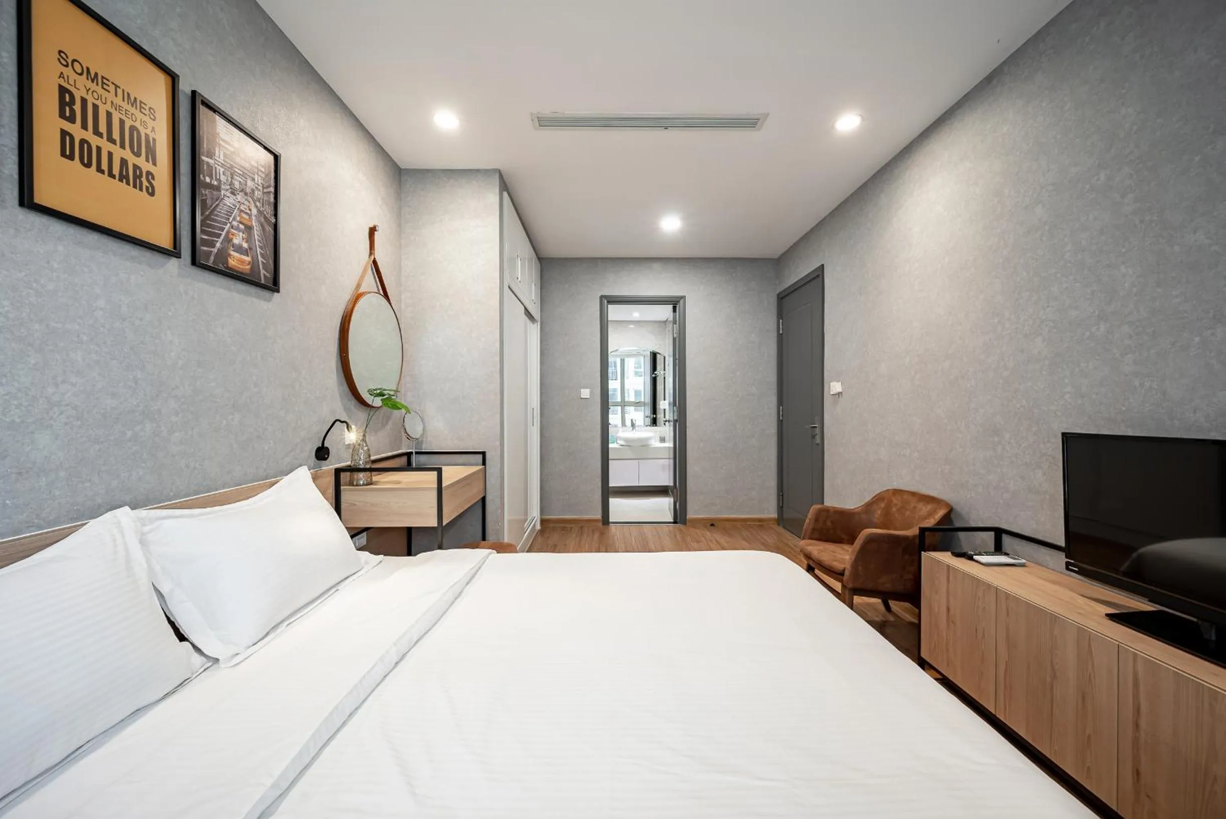 Bed in CeLaVie Serviced Apartment - The Vinhomes and Landmark