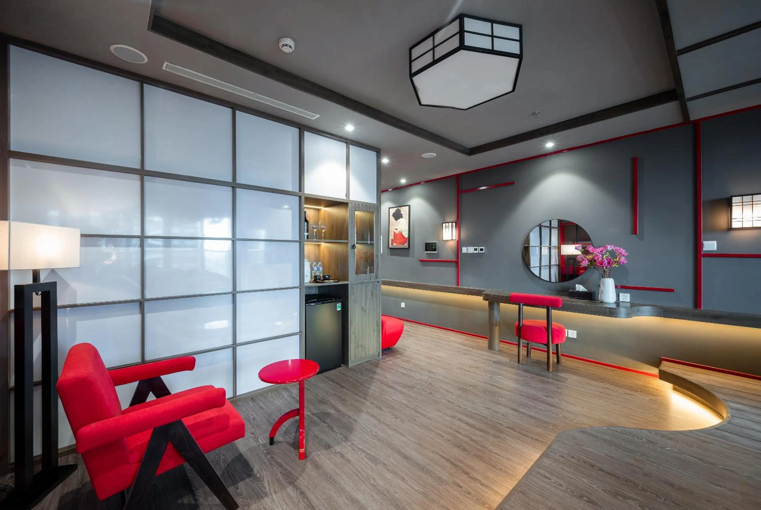 Living room in CeLaVie Serviced Apartment - The Vinhomes and Landmark