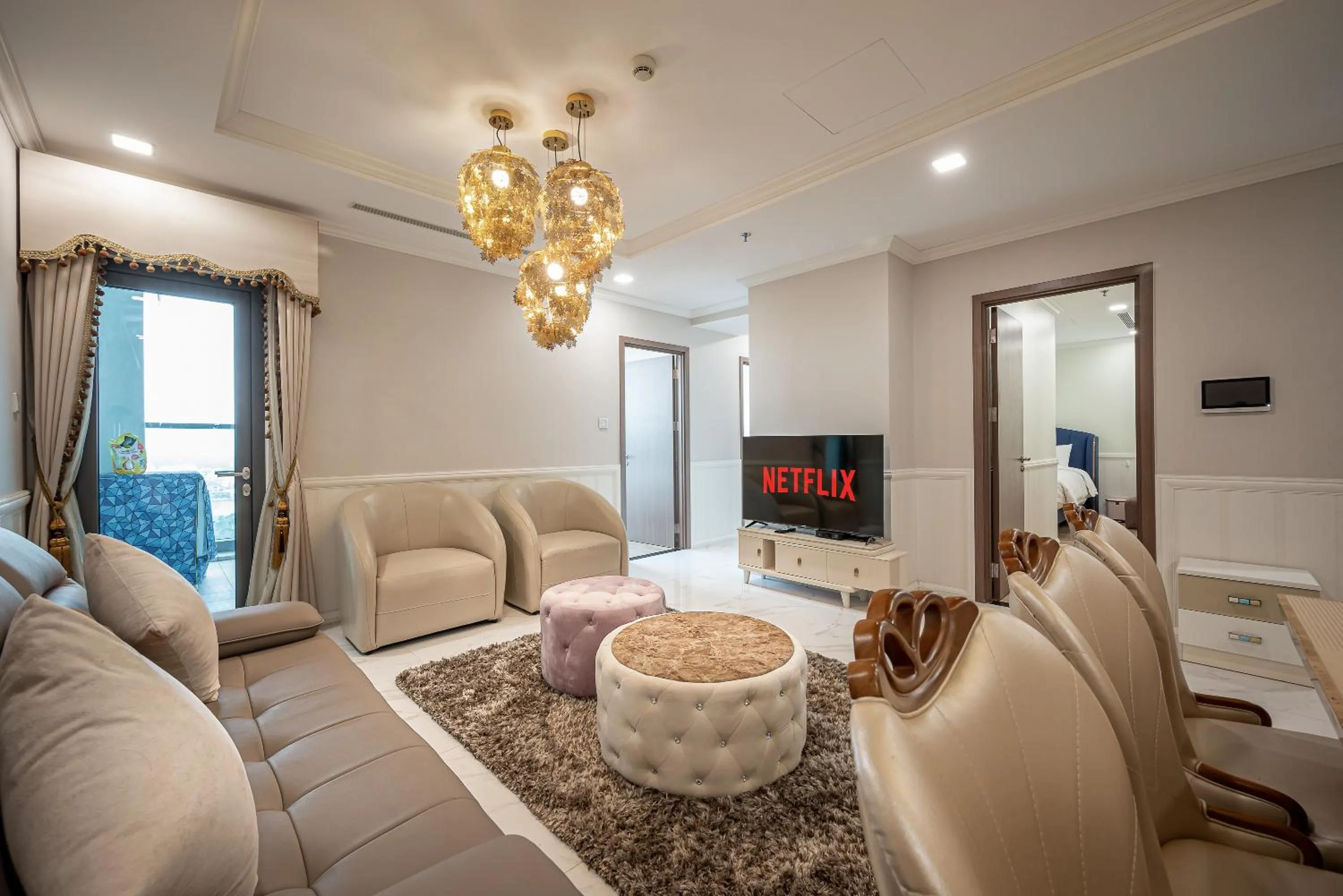 TV and multimedia in CeLaVie Serviced Apartment - The Vinhomes and Landmark