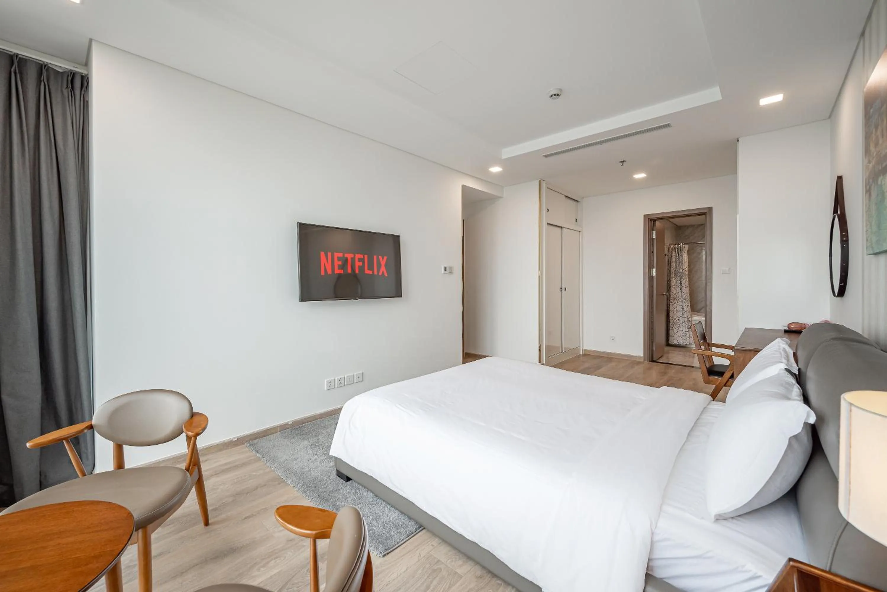 Bed in CeLaVie Serviced Apartment - The Vinhomes and Landmark