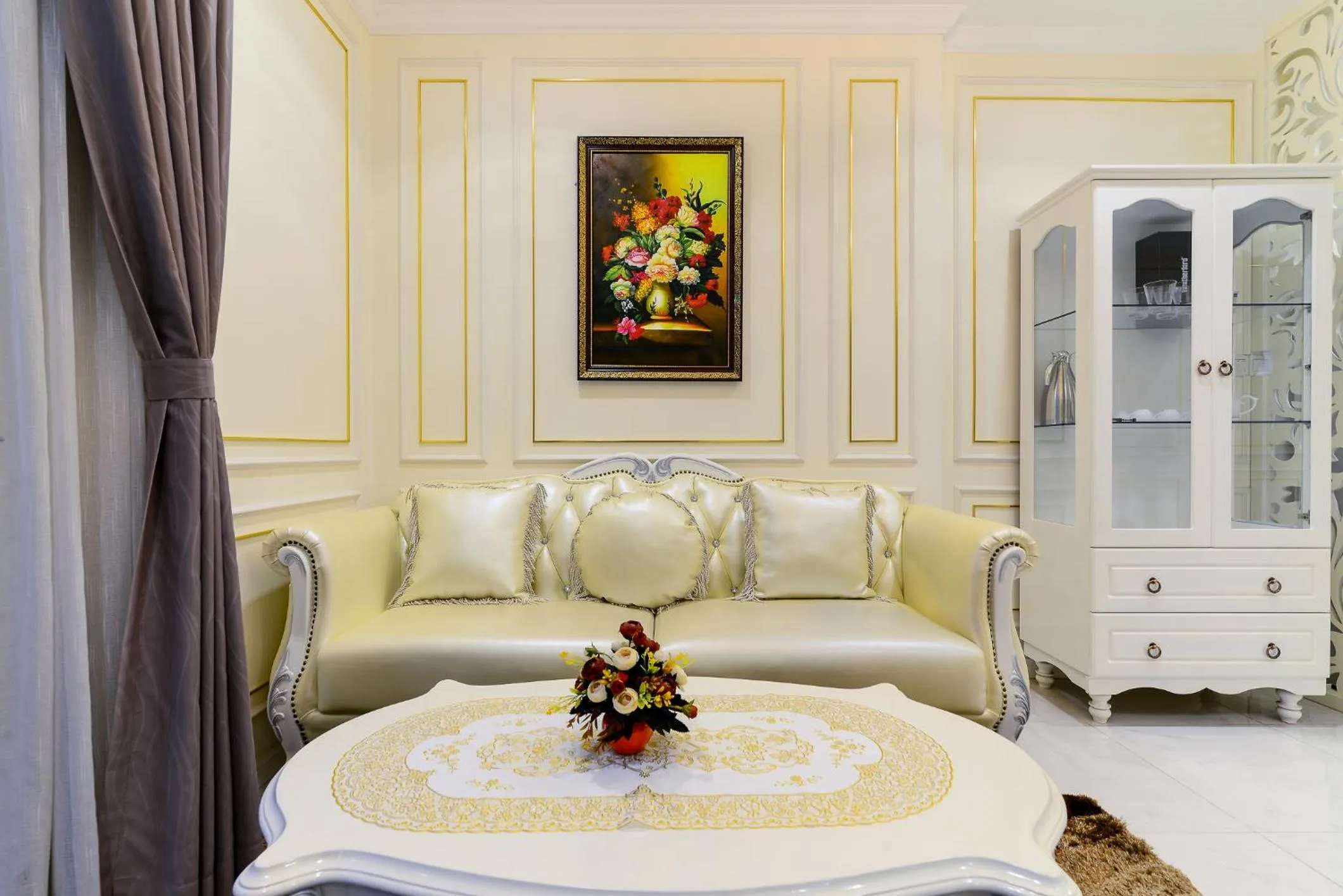 Living room, Bed in CeLaVie Serviced Apartment - The Vinhomes and Landmark