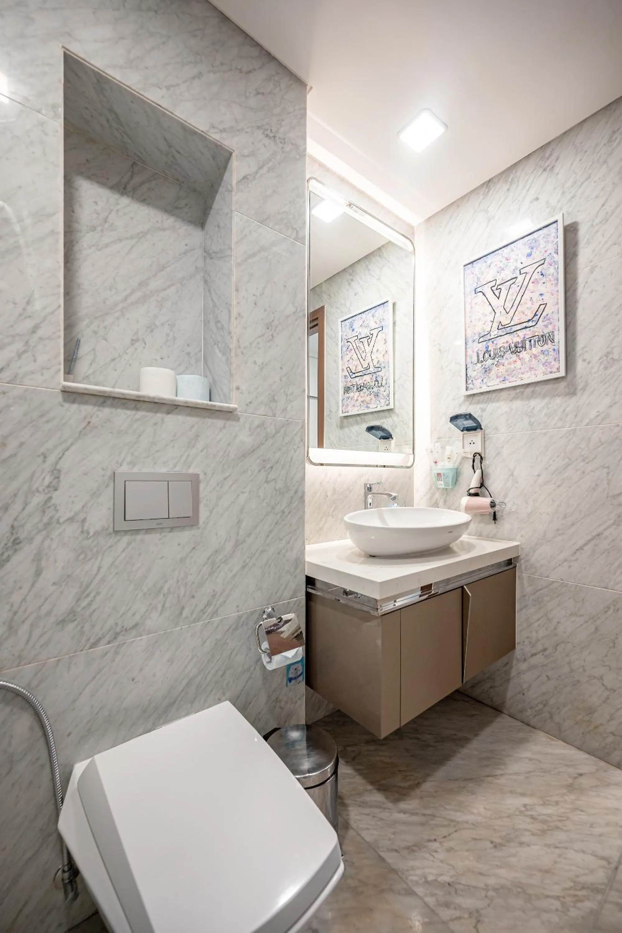 Bathroom in CeLaVie Serviced Apartment - The Vinhomes and Landmark