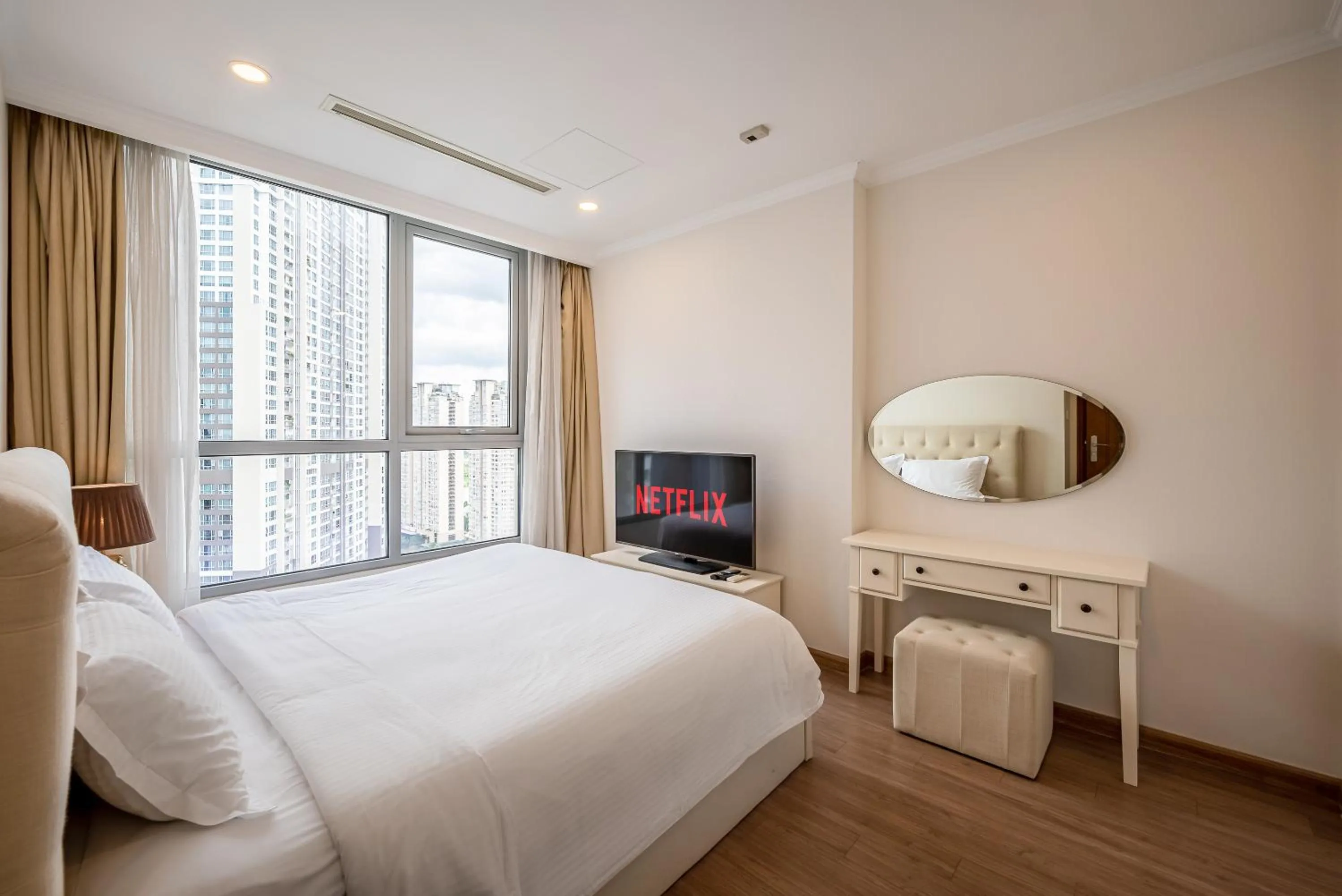 Bed in CeLaVie Serviced Apartment - The Vinhomes and Landmark