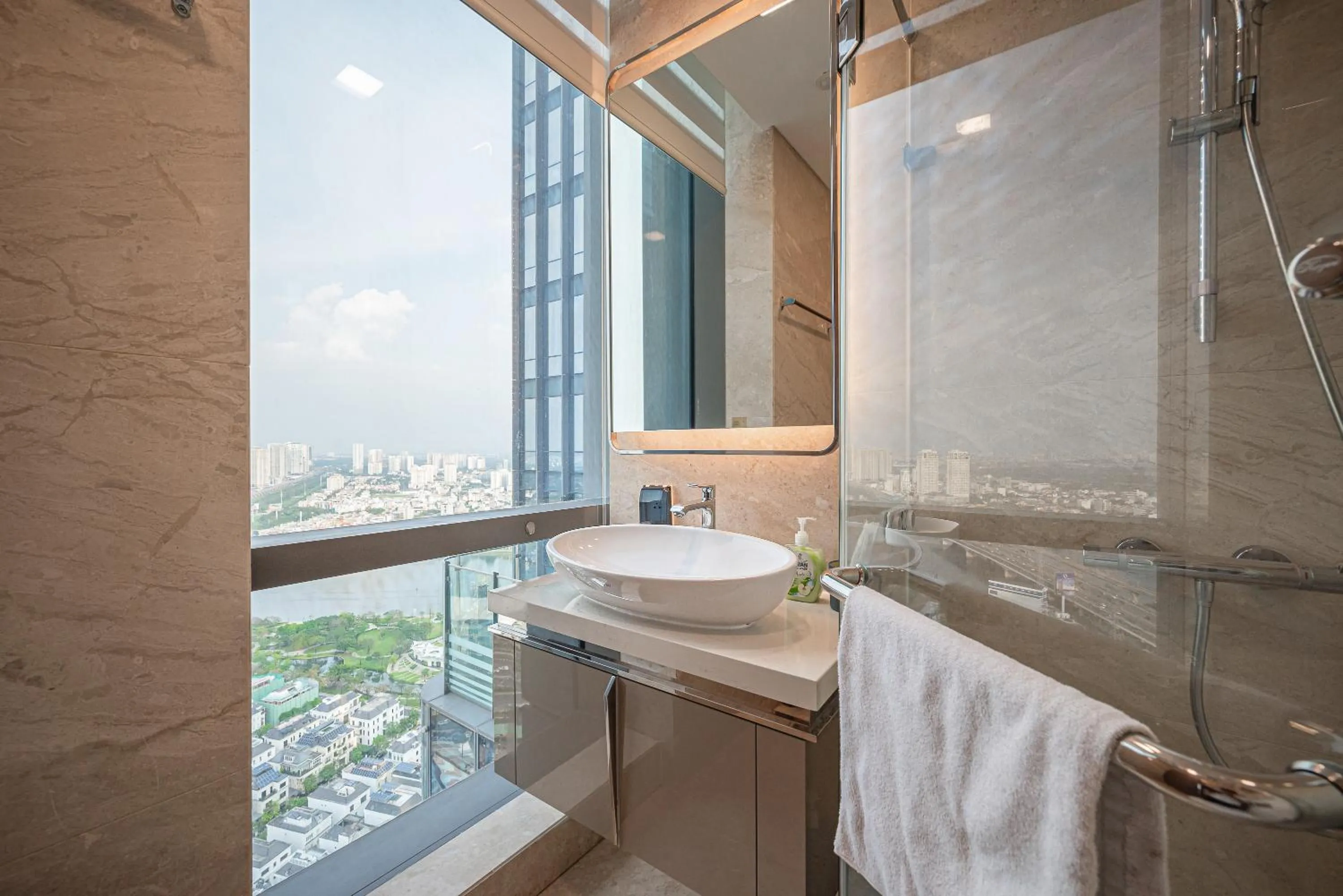 Shower in CeLaVie Serviced Apartment - The Vinhomes and Landmark