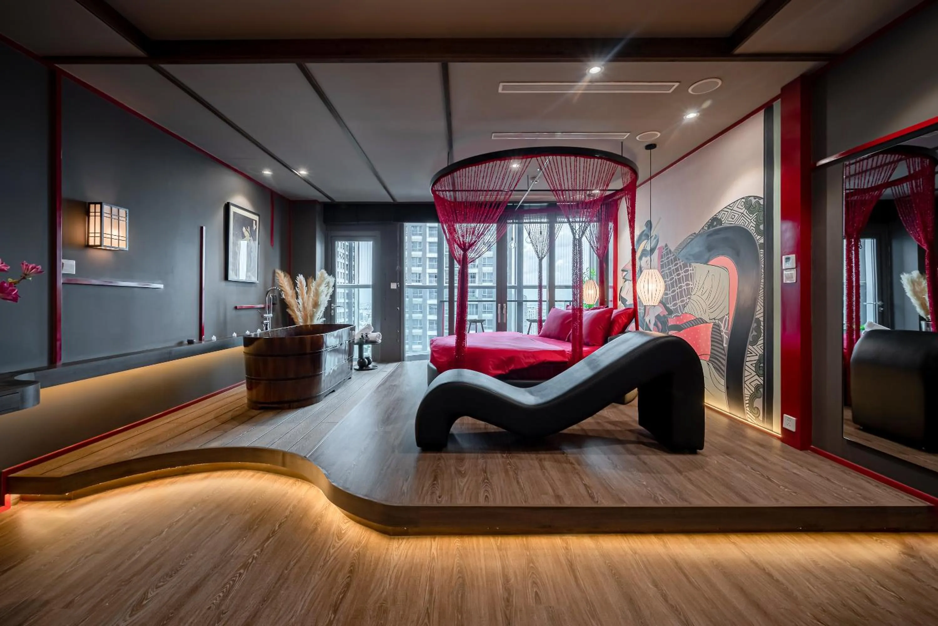 Bed in CeLaVie Serviced Apartment - The Vinhomes and Landmark