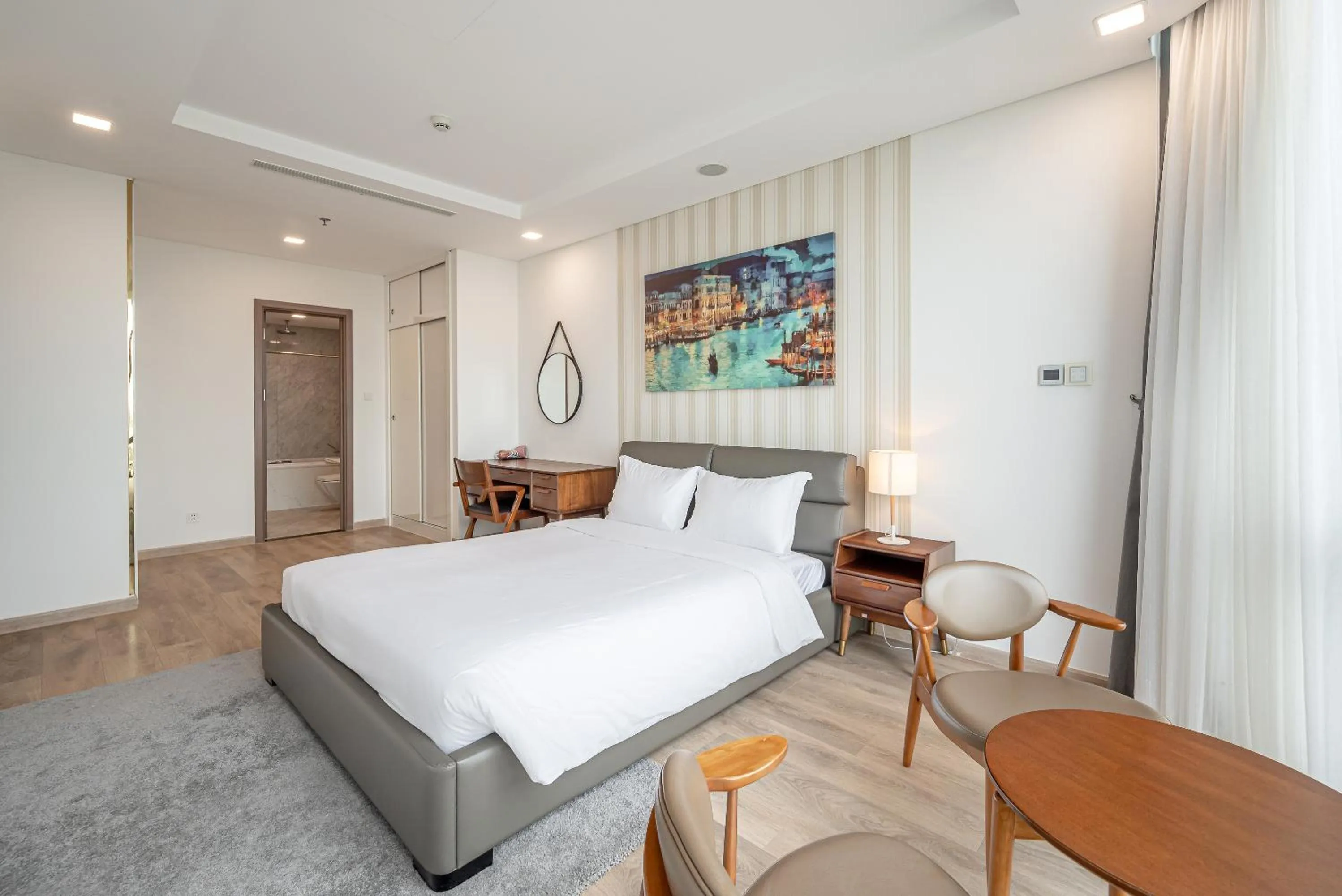 Bed in CeLaVie Serviced Apartment - The Vinhomes and Landmark