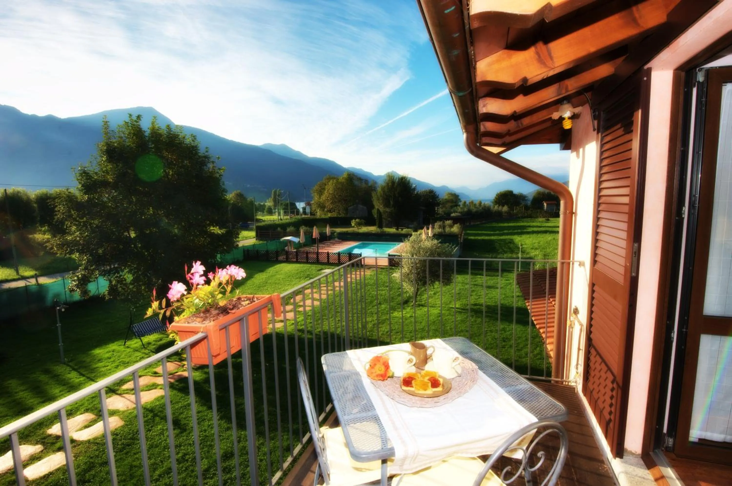 Balcony/Terrace in Agriturismo alla Poncia