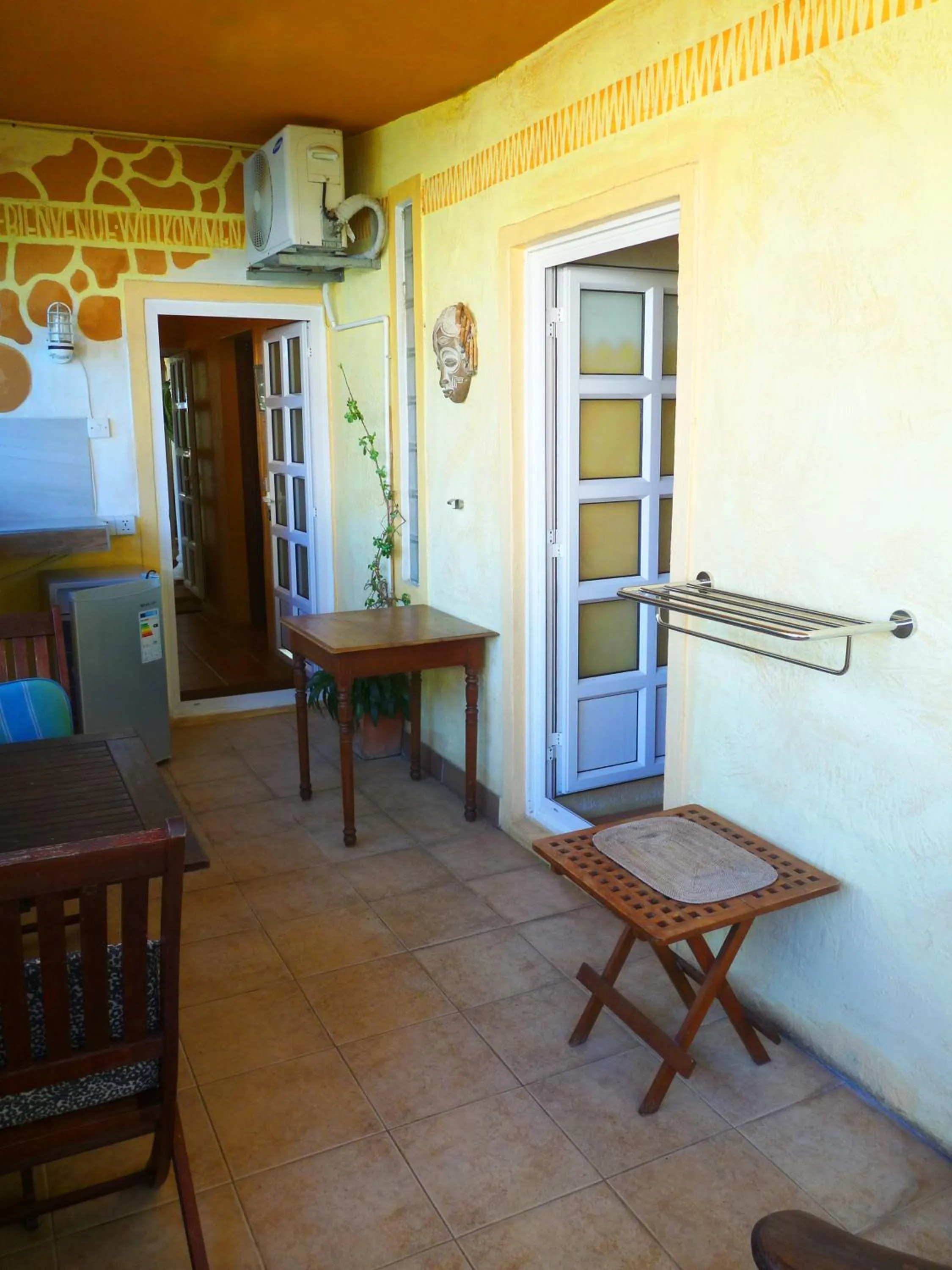 Seating area in La Reine Creole