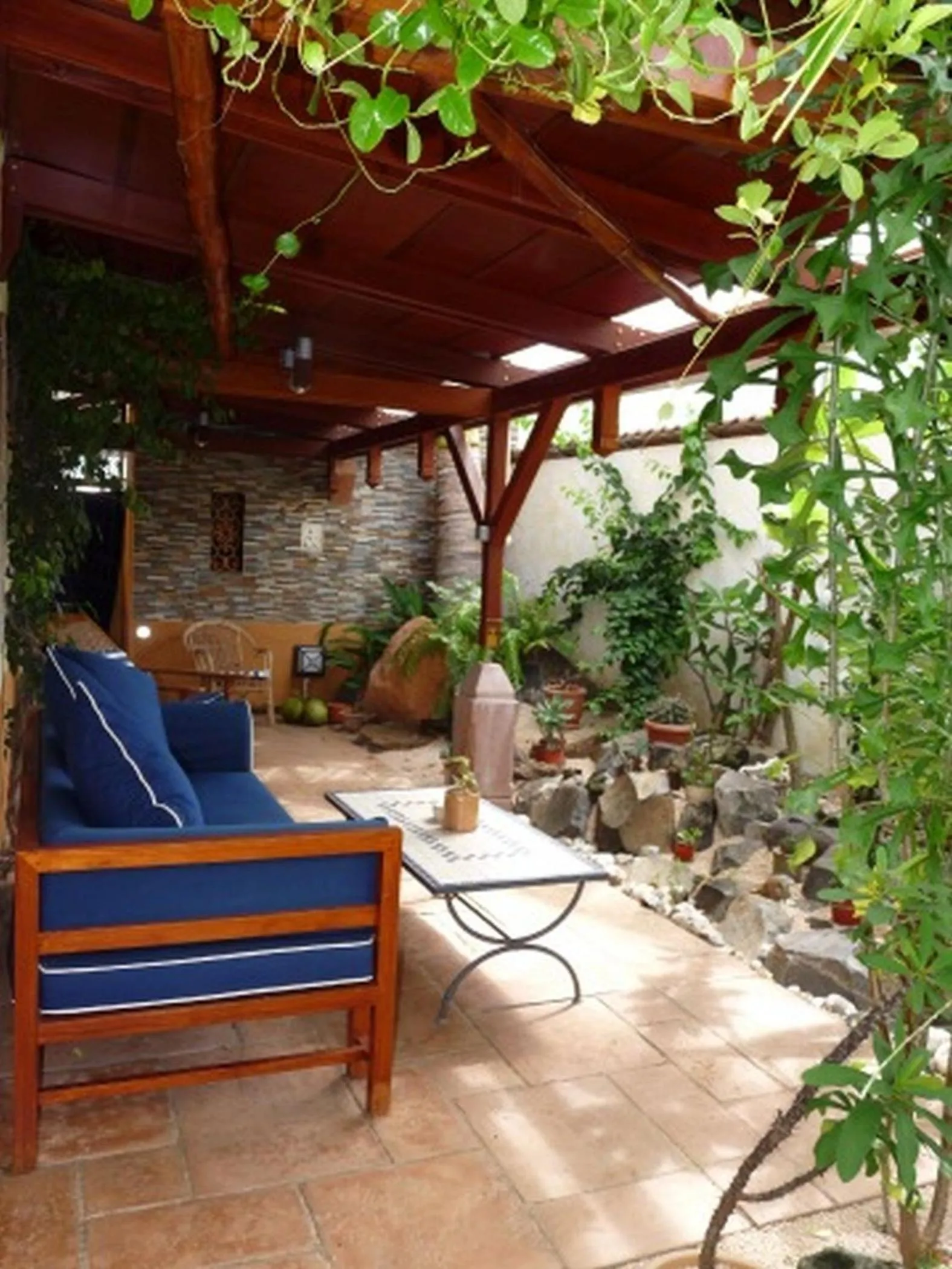 Garden in La Reine Creole