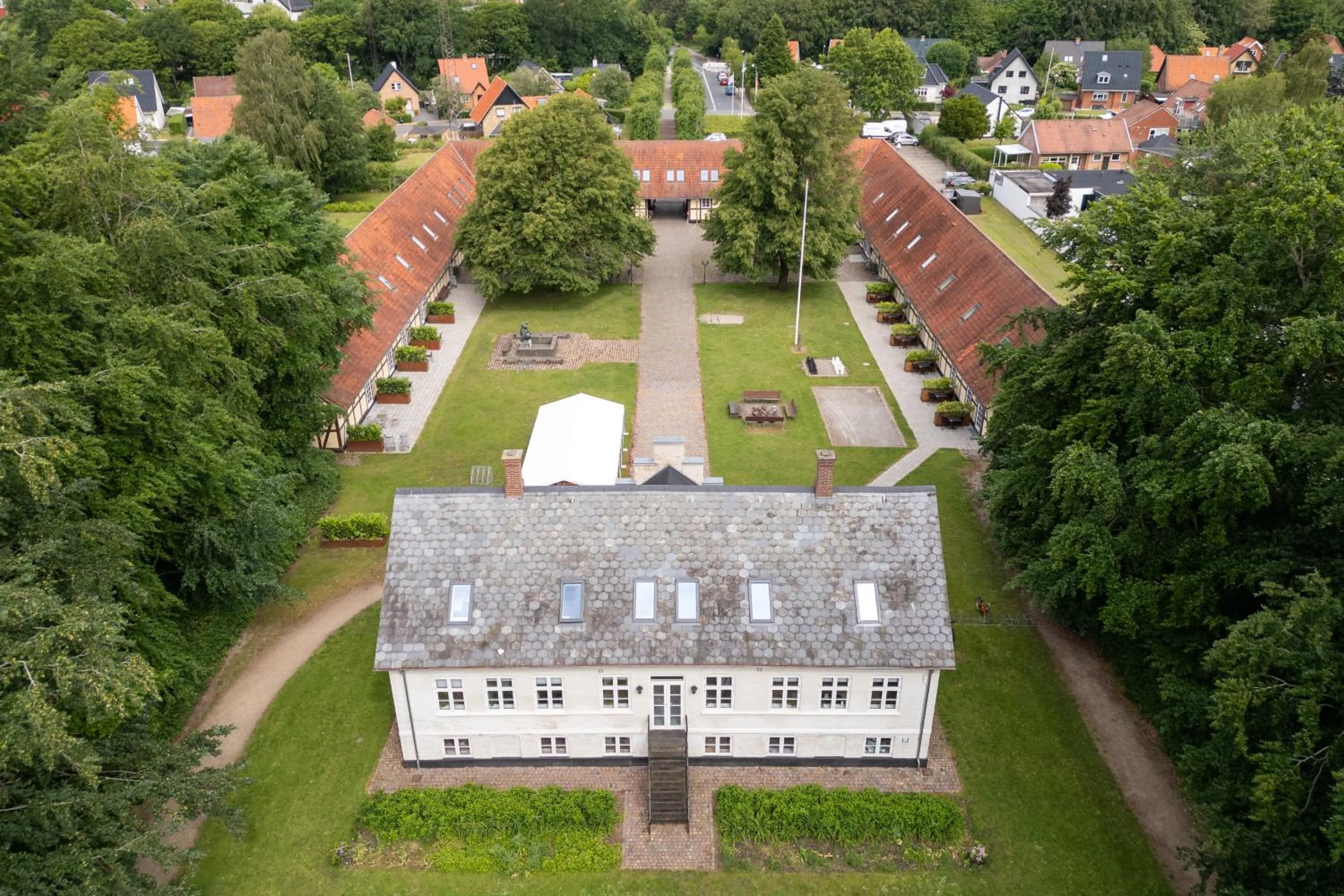 Garden in Kragsbjerggaard Vandrerhjem