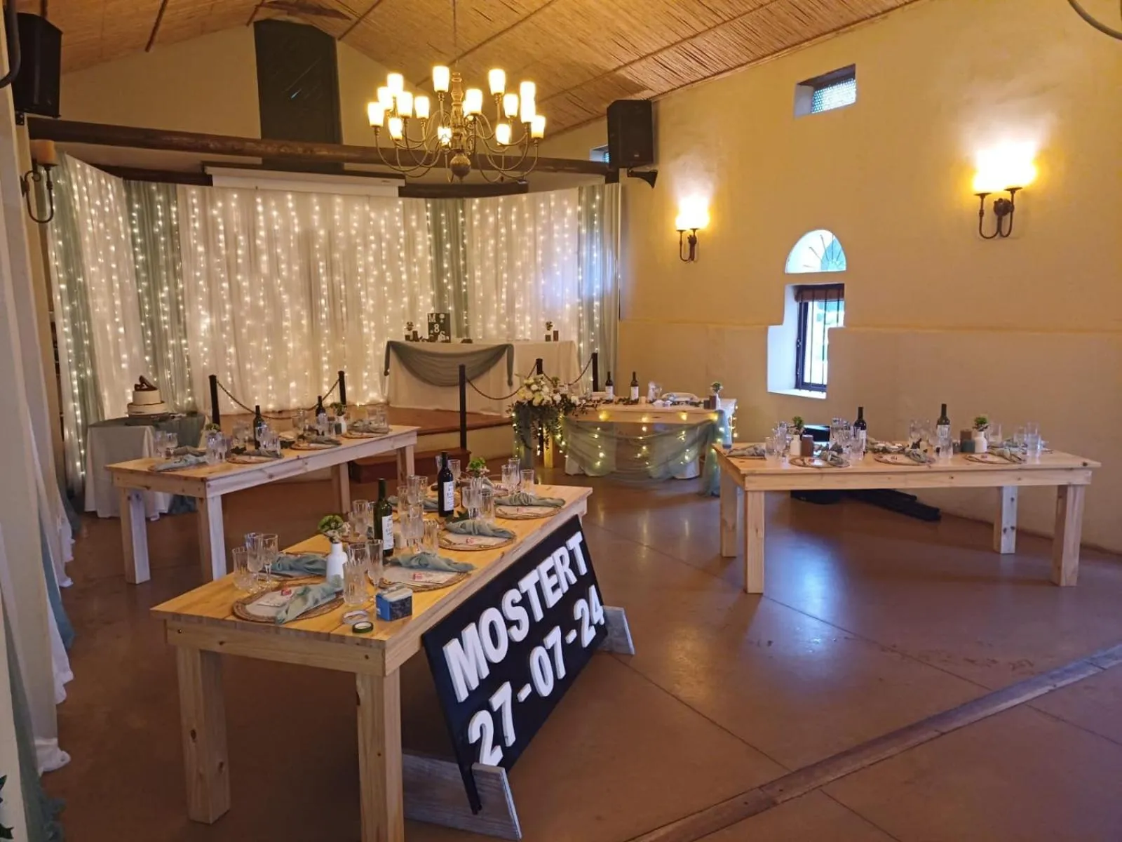 wedding in Ongegund Lodge