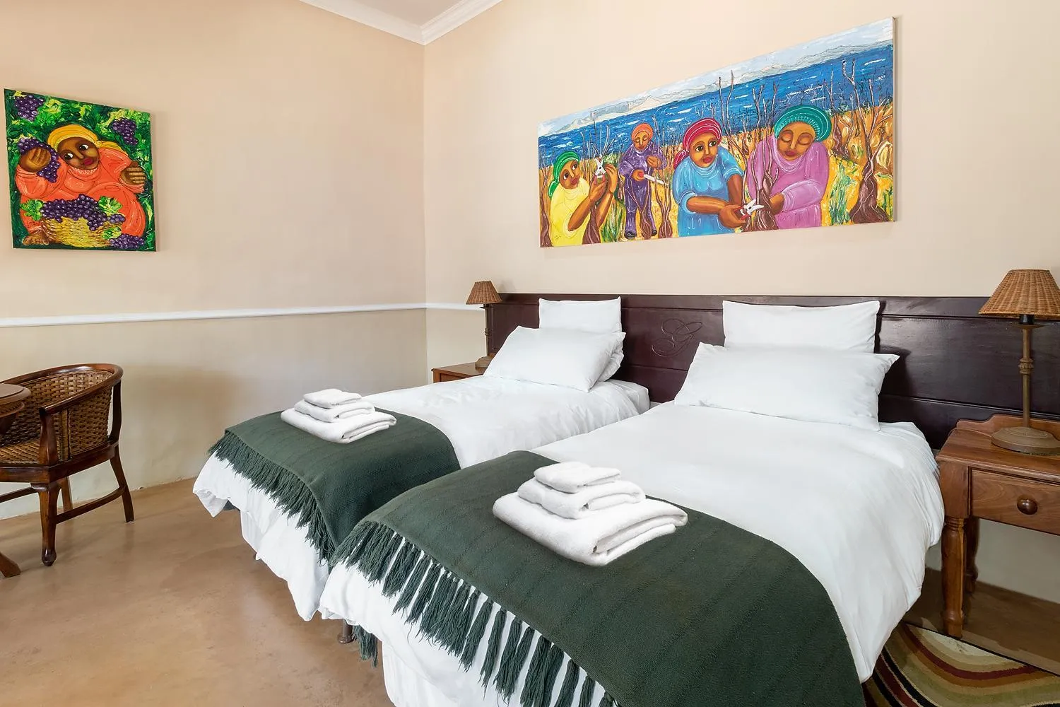 Bedroom, Bed in Ongegund Lodge