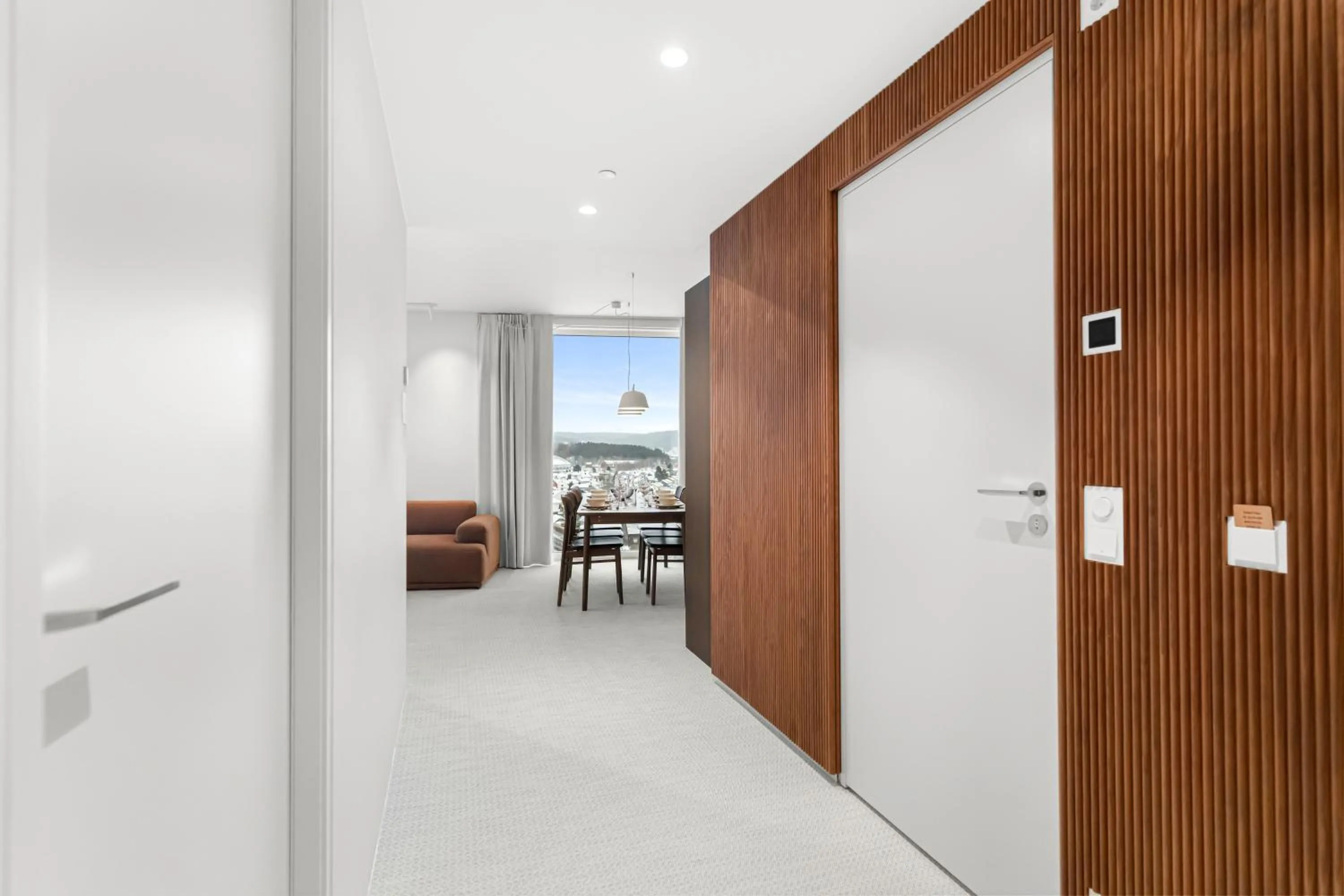 Living room in LUX Hotel Apartments Lillestrøm