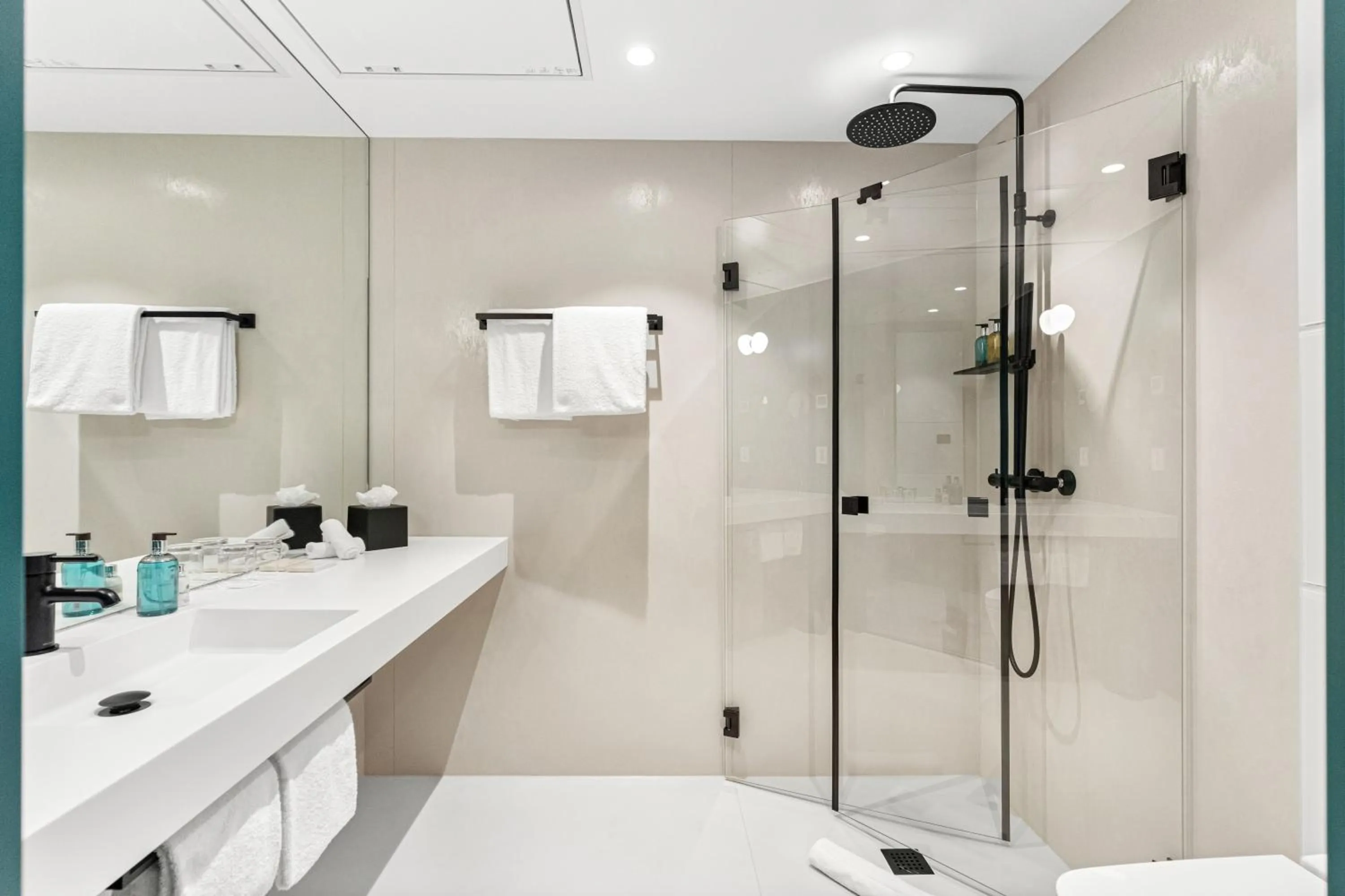 Bathroom in LUX Hotel Apartments Lillestrøm