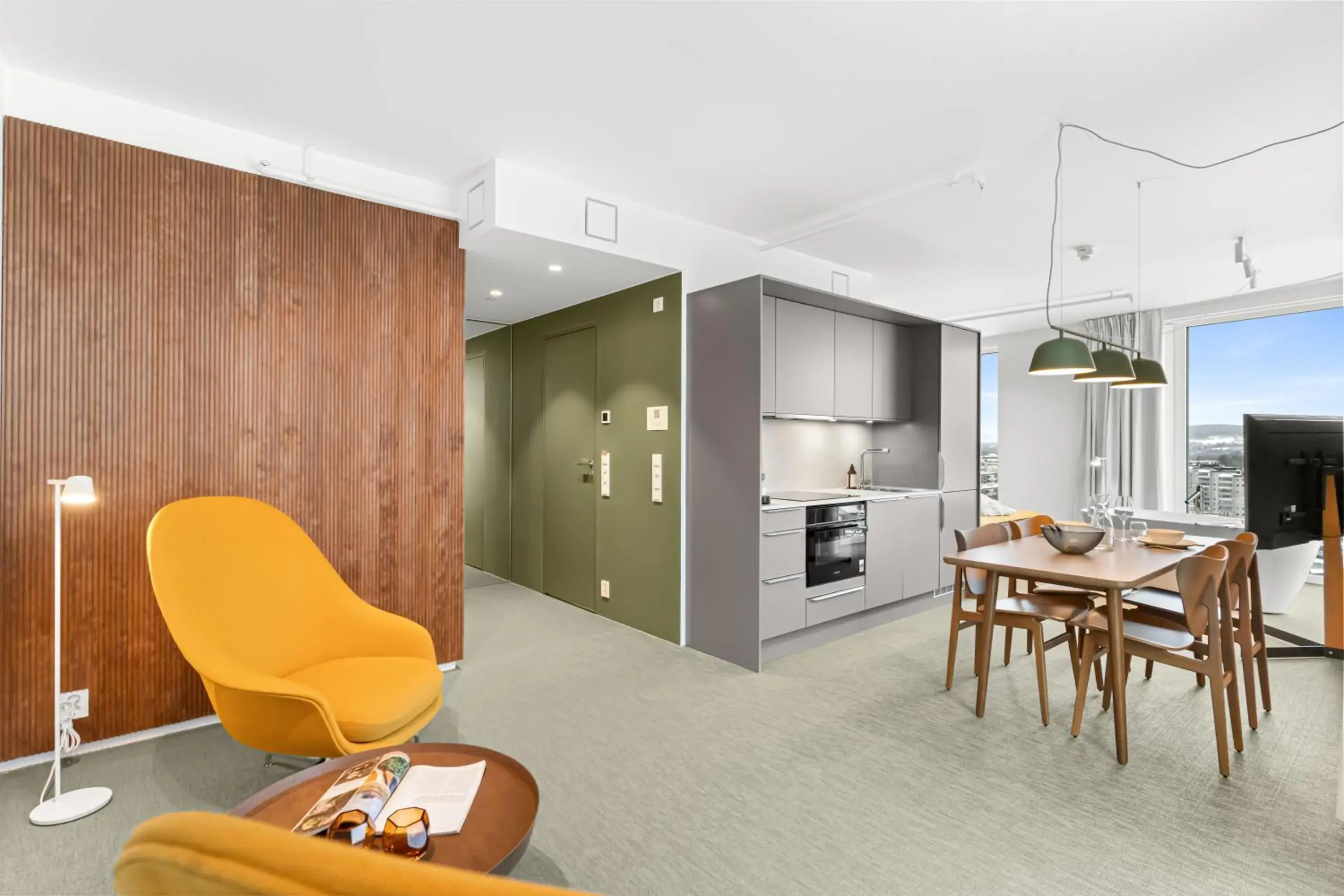 Seating area in LUX Hotel Apartments Lillestrøm Seating area in LUX Hotel Apartments Lillestrøm