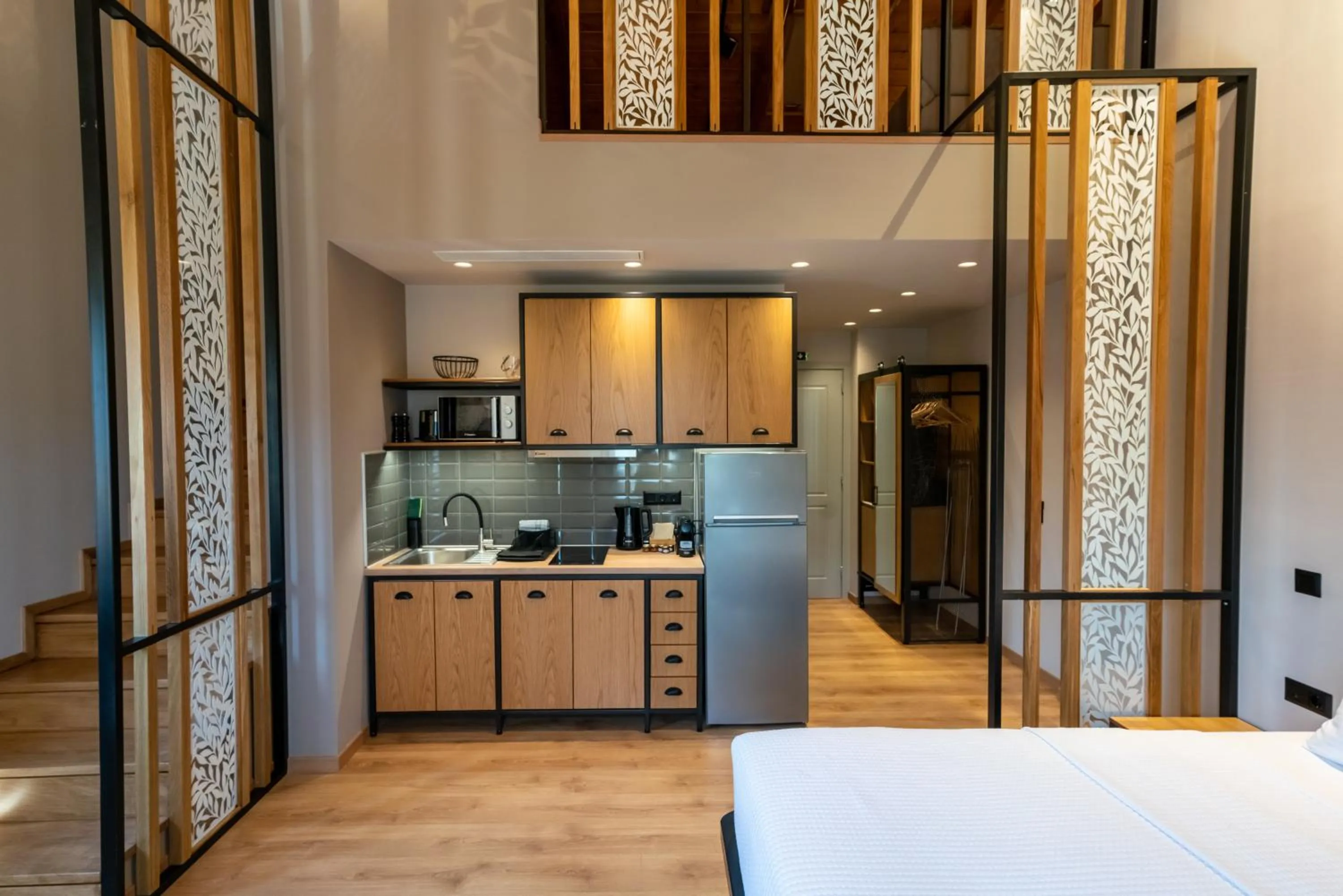 Bed in Kraka Apartments