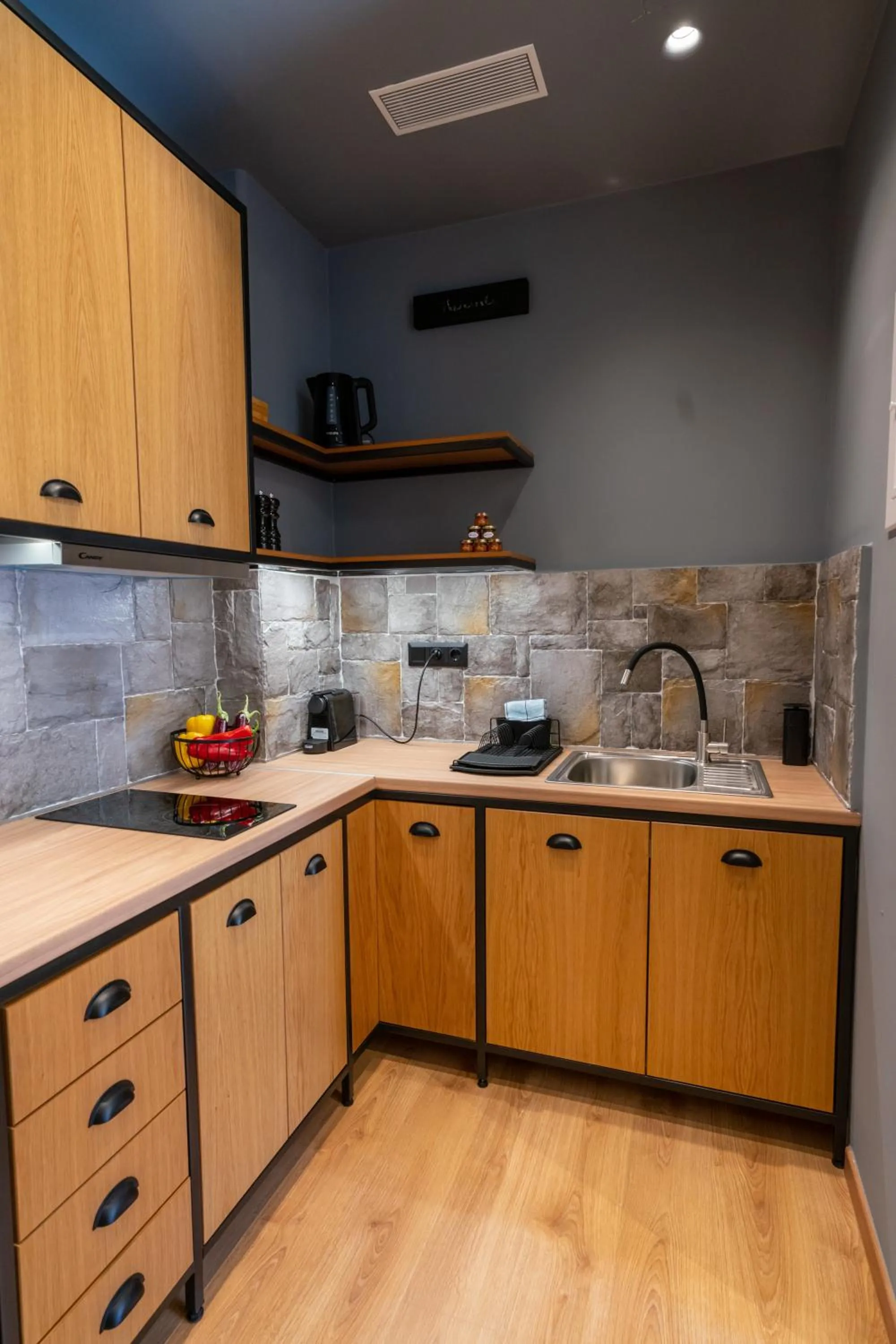 Kitchen or kitchenette in Kraka Apartments