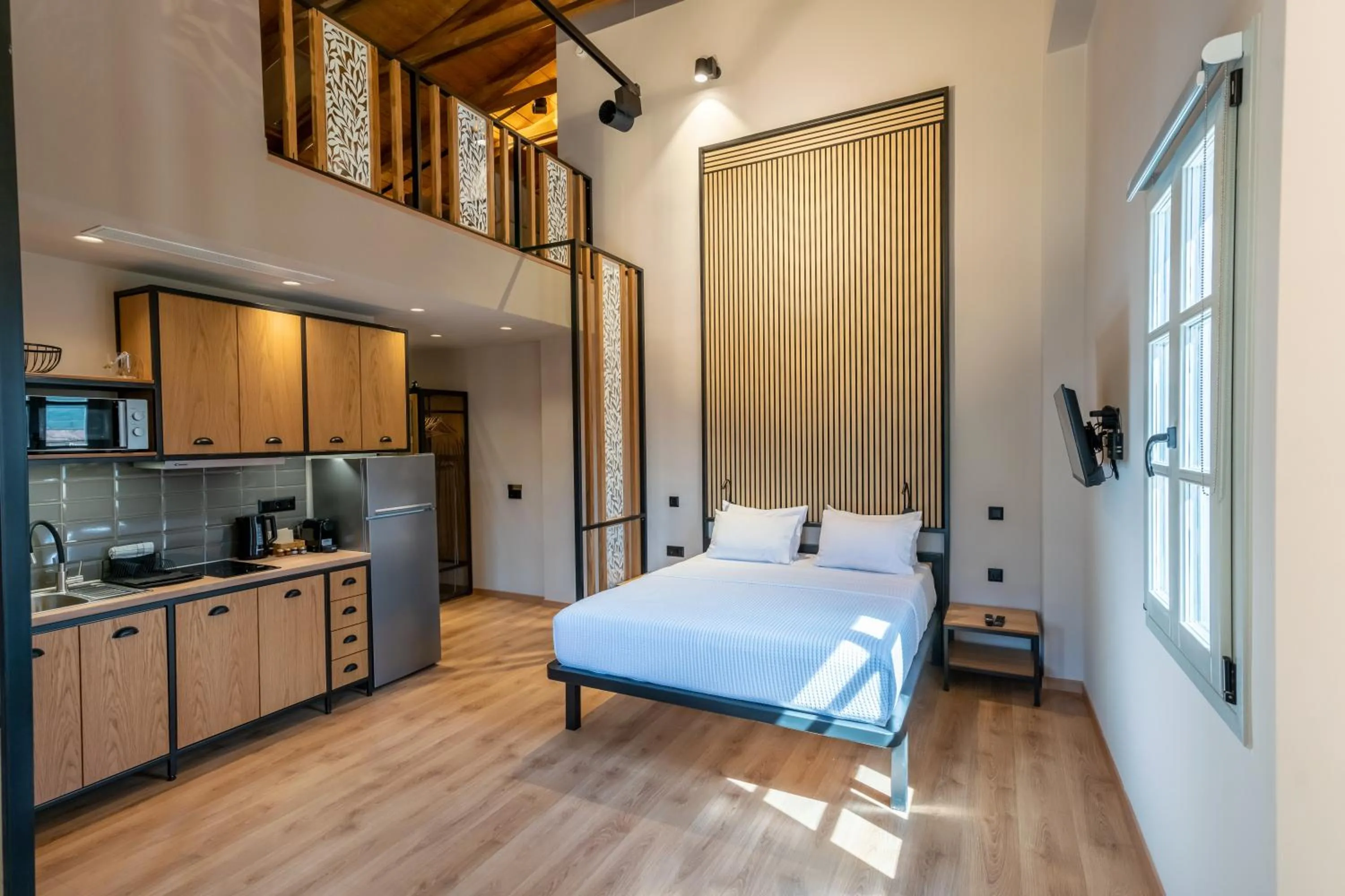 Bed in Kraka Apartments