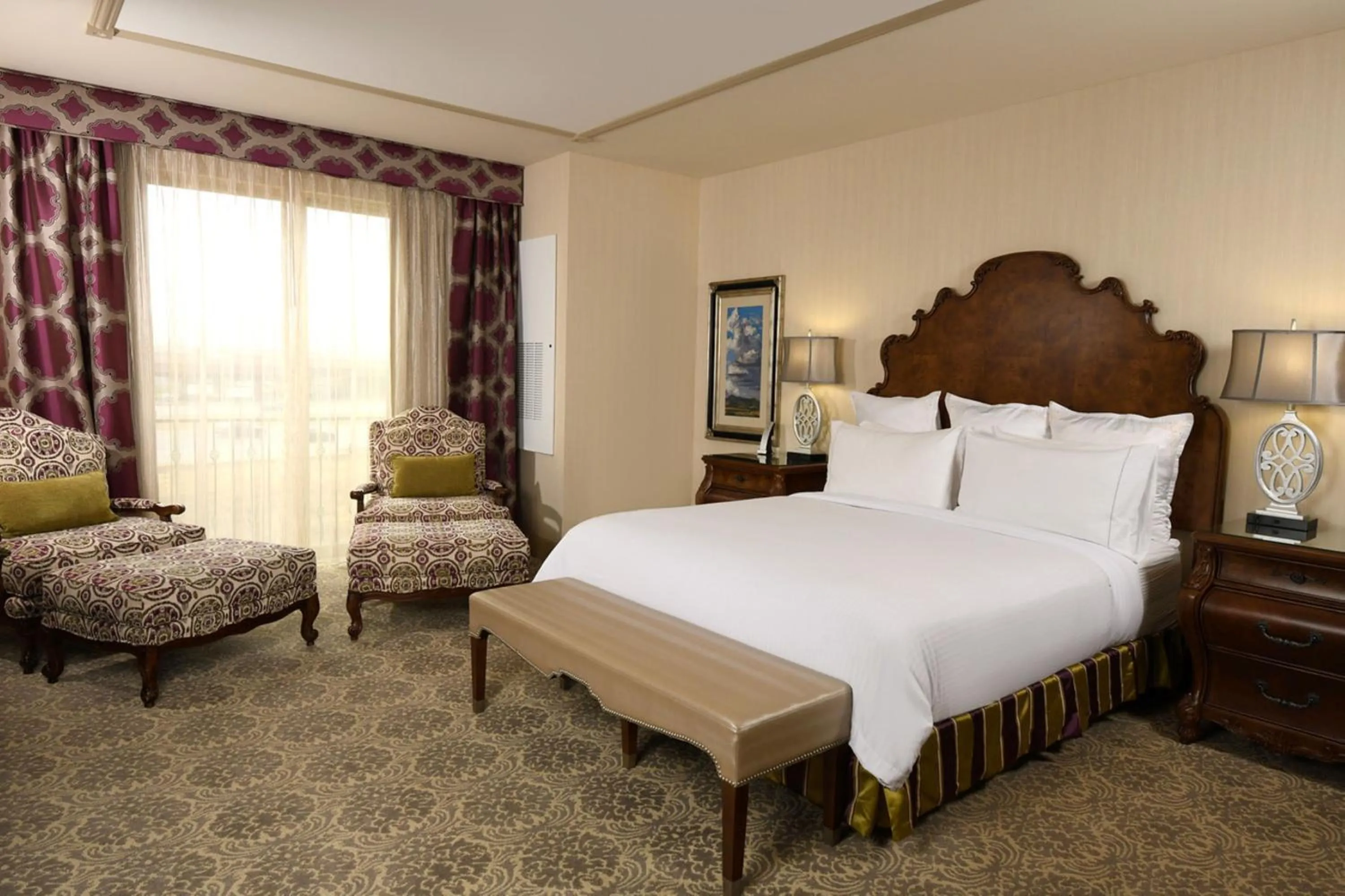 Bed in Woolley's Classic Suites