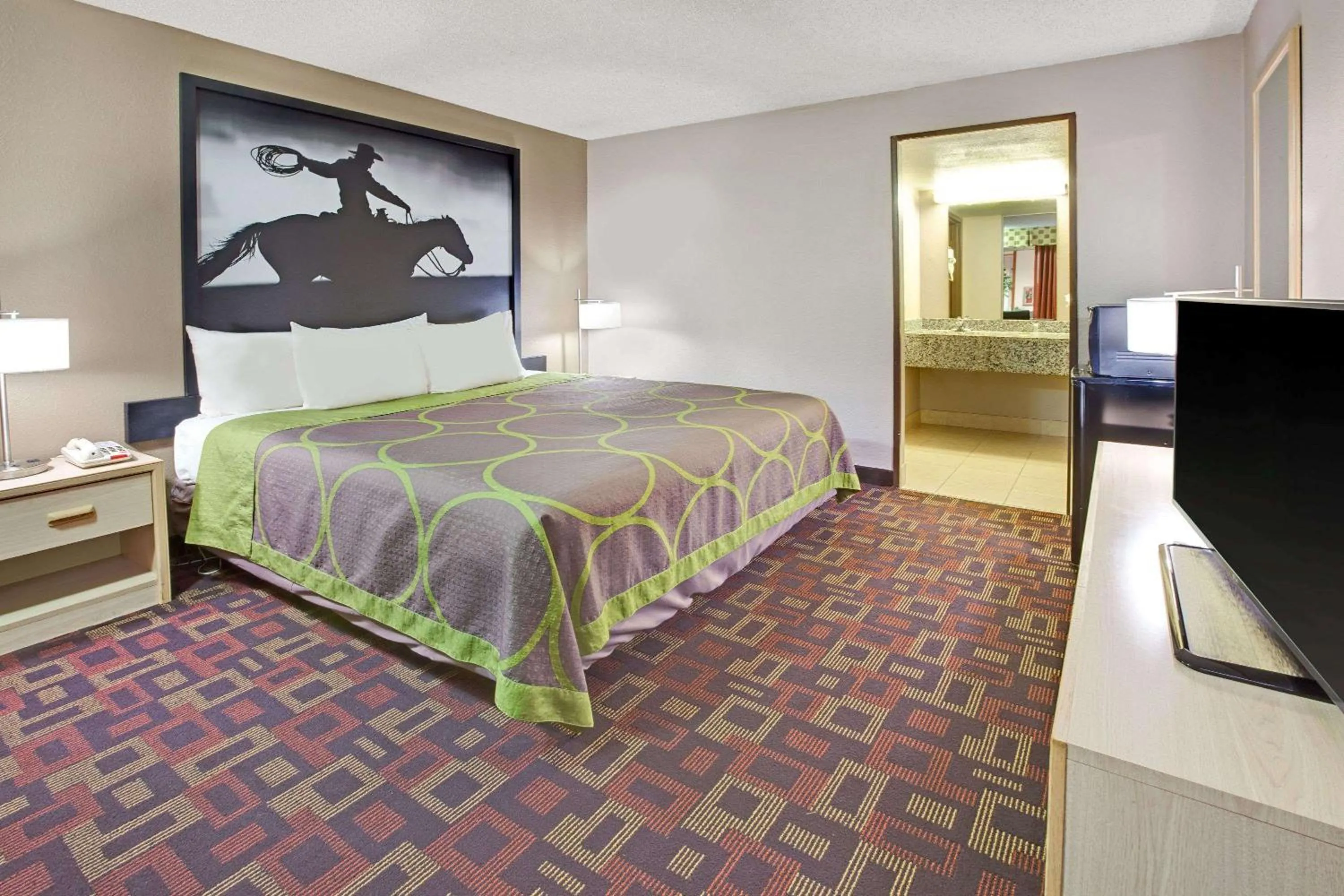 Photo of the whole room in Super 8 by Wyndham Norman