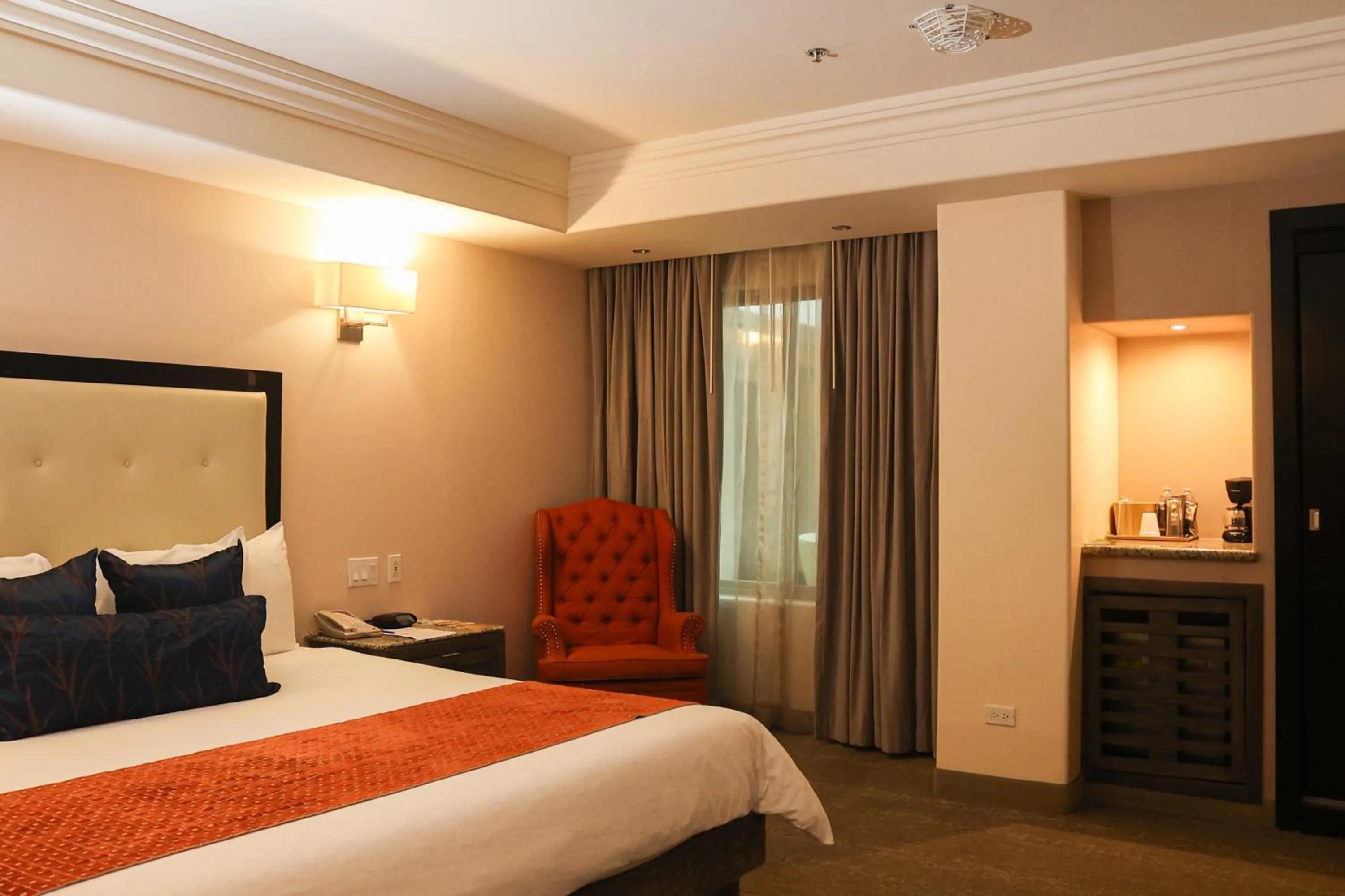 Bed in Hotel Ticuán